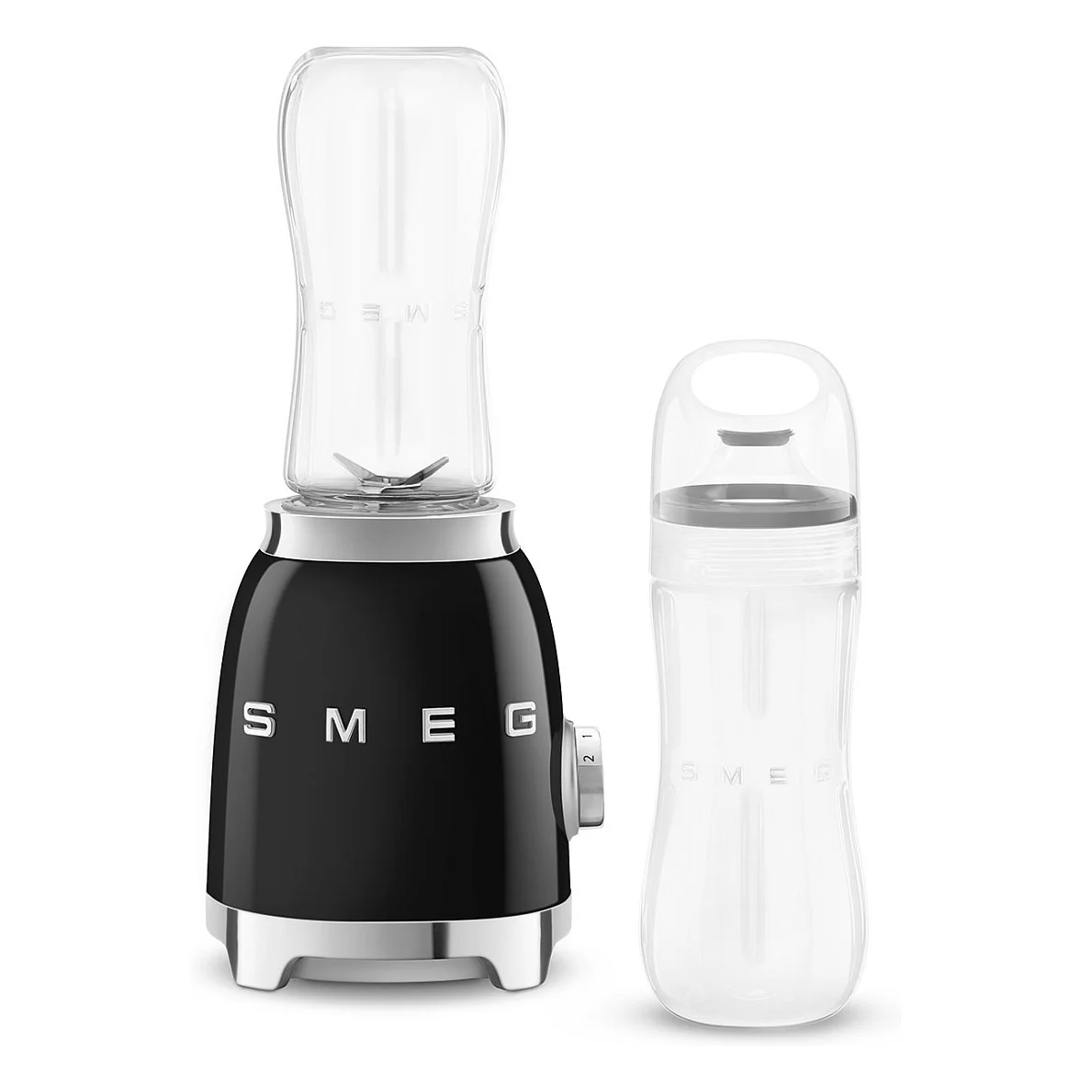 SMEG pbf01bleu mixer aus edelstahl  schwarz Kuechenkleingeraete