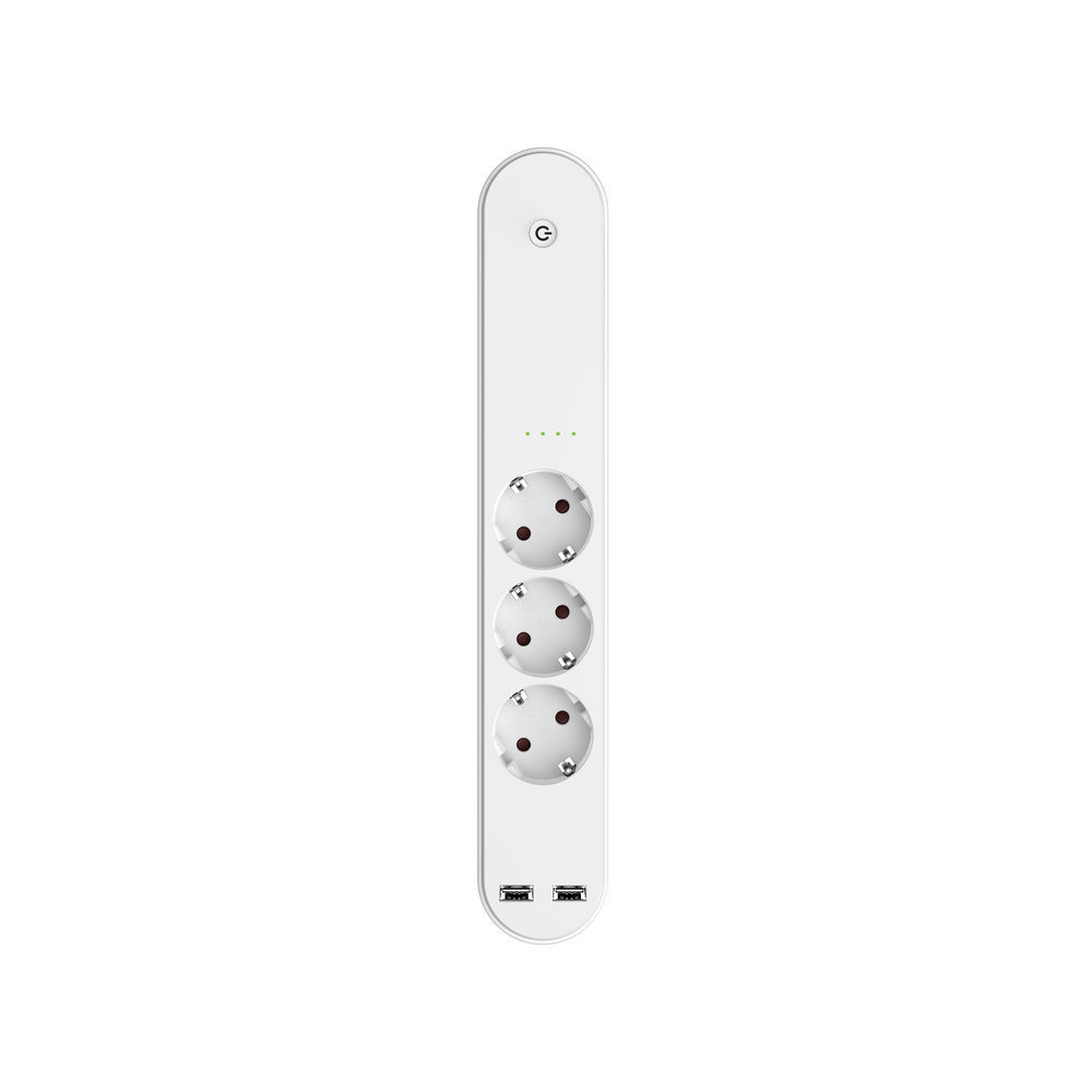 Denver 3in1 Mehrfachsteckdose Smarthome SHP 310U   Weiss Steckdosen