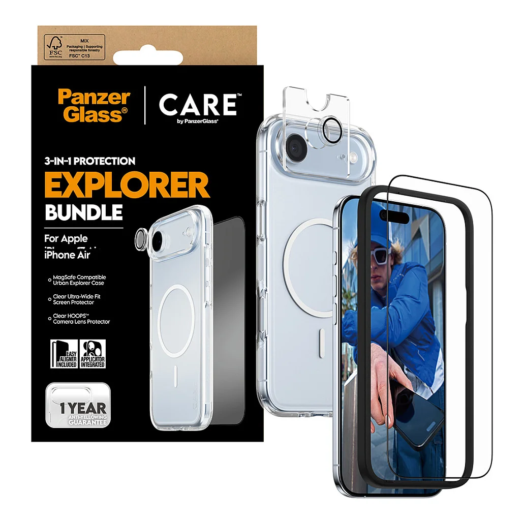 PanzerGlass     CARE by   3 in 1 Explorer Set iPhone Air Notebook & Tablet Zubehoer