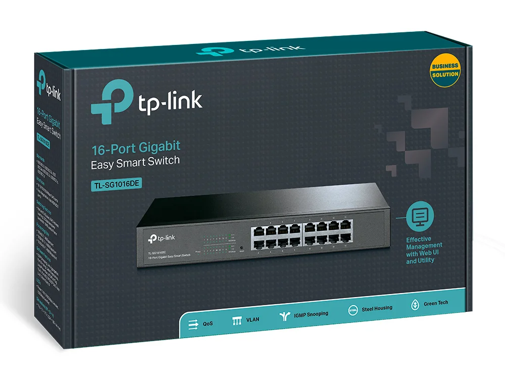 TP Link 16 Port Gigabit Easy Smart Switch Switches