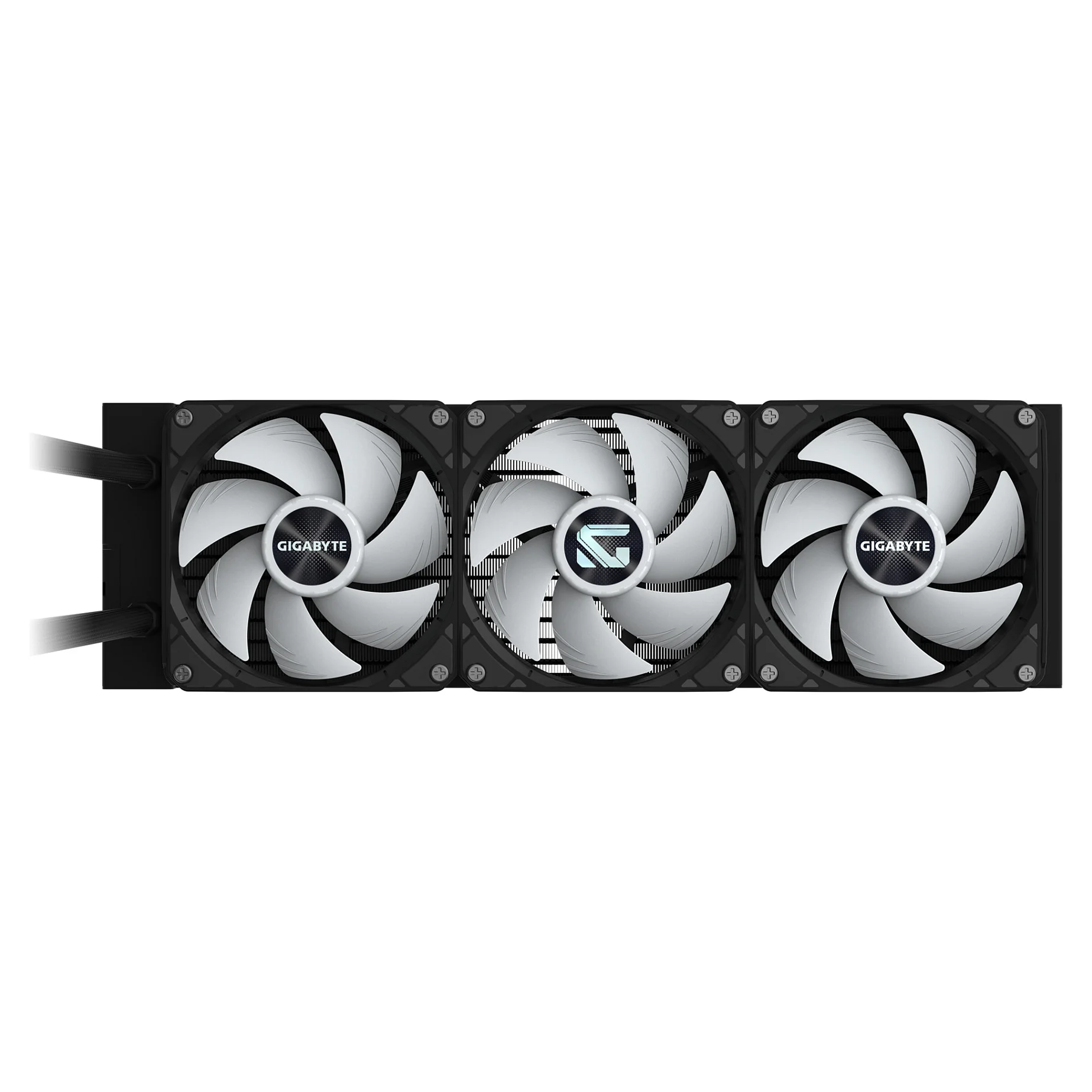 GIGABYTE GAMING 360 Fluessigkeitskuehler fuer CPU   3x120 mm ARGB Luefter  Schiebe Verriegelungsmechanismus  DAISY CHAIN  Kompatibel mit Intel LGA 1851 und AMD AM5 PC-Komponenten