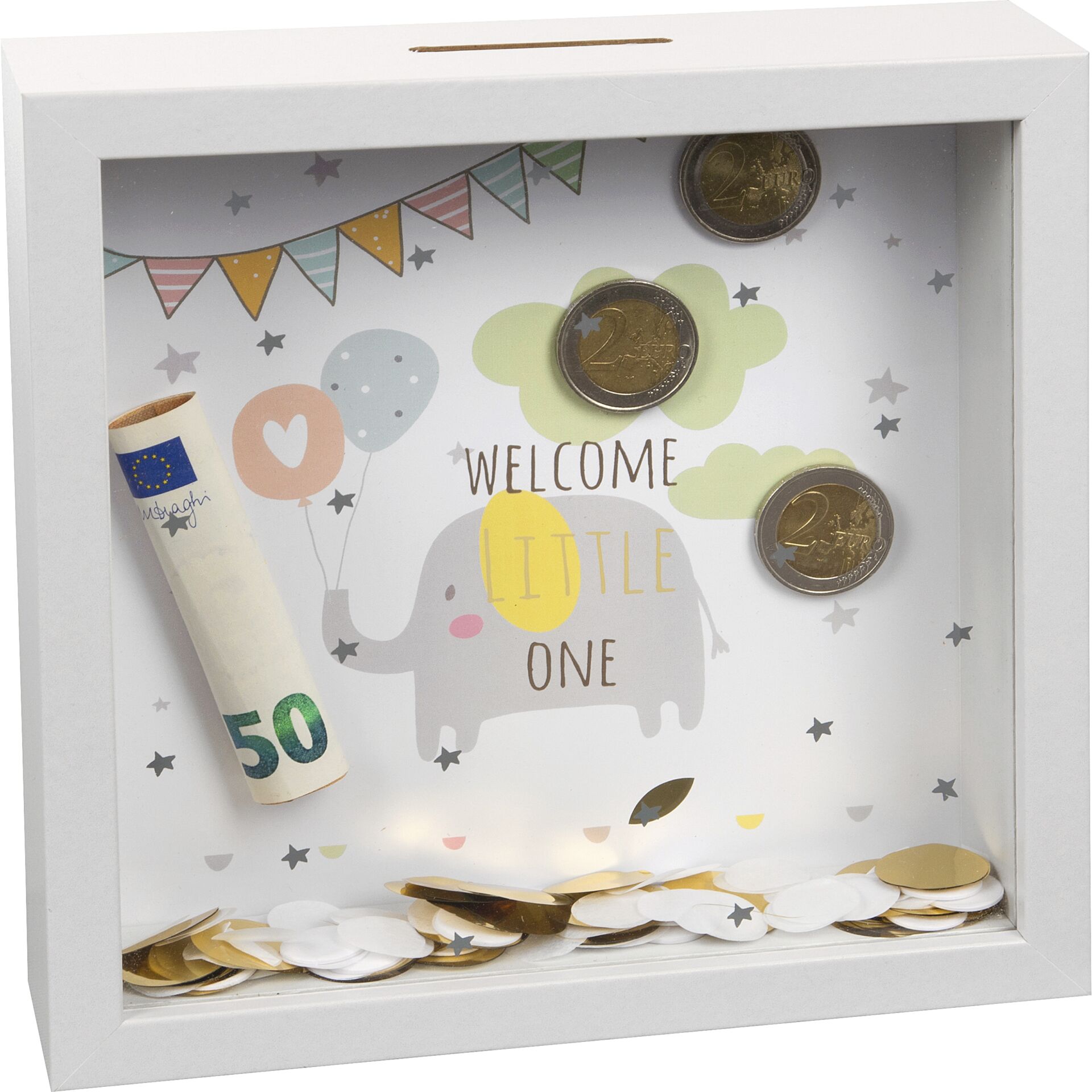 Goldbuch Welcome little one Wunscherfueller Money Box 920082 Home Office