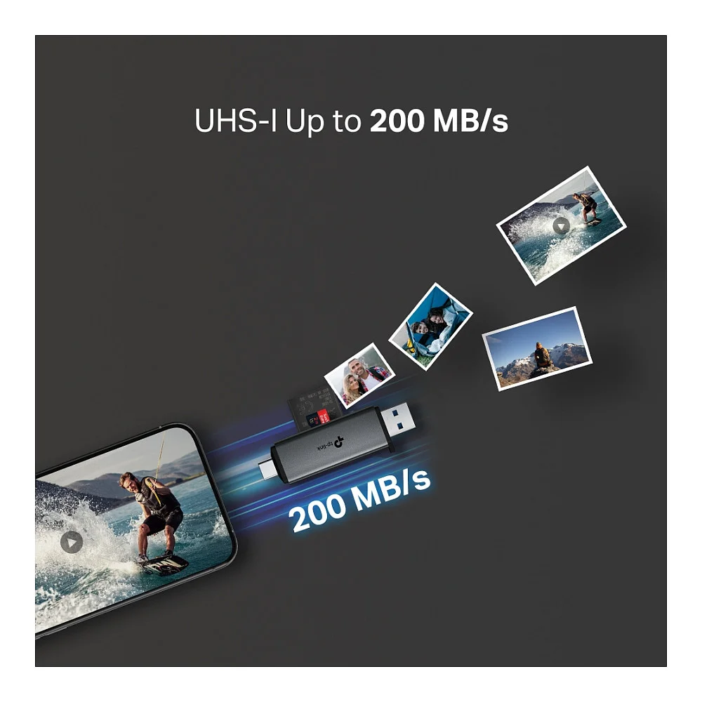 TP Link UA430D Kartenleser USB 3 1 Schwarz Switches