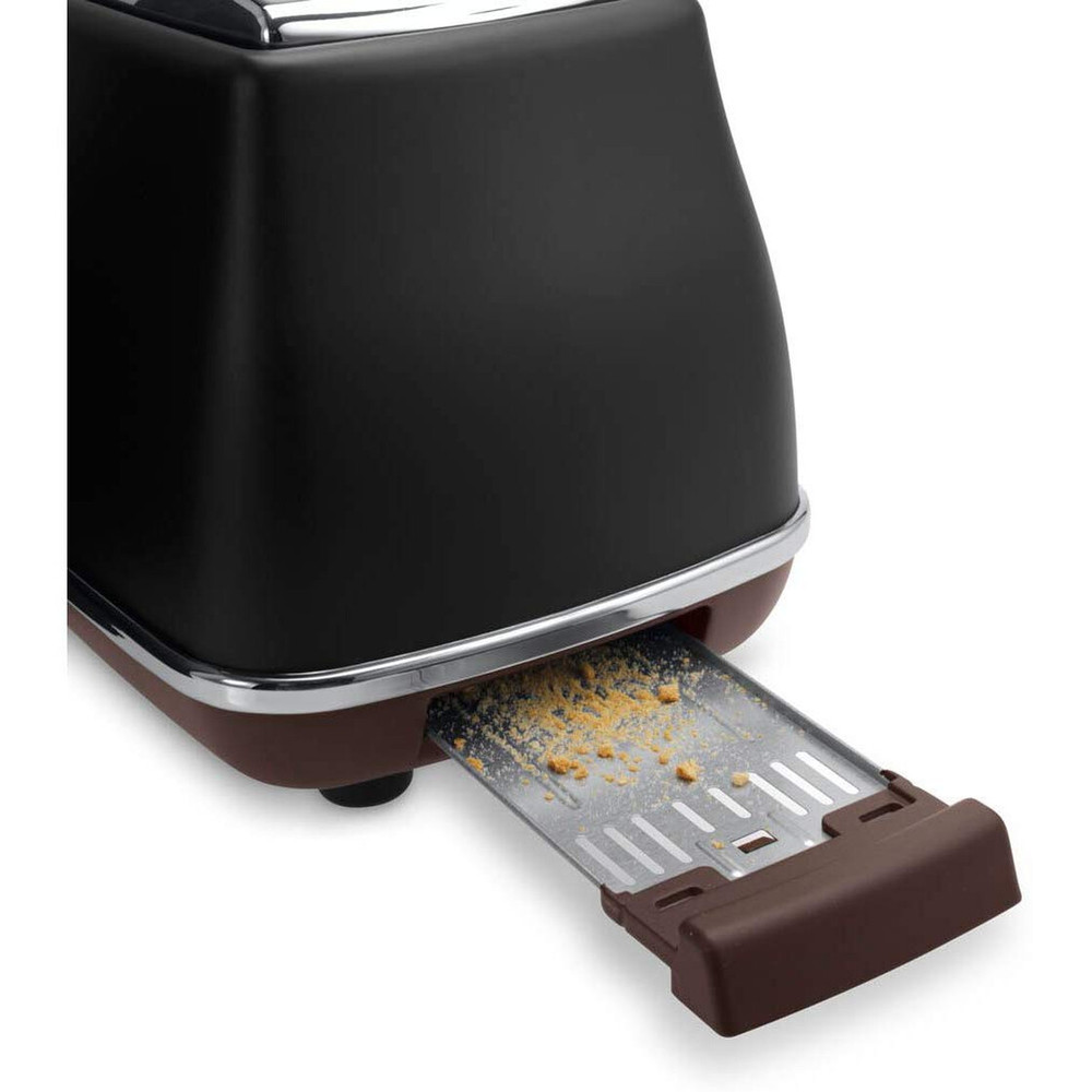 De Longhi CTOV 2103 BK Icona Vintage Toaster