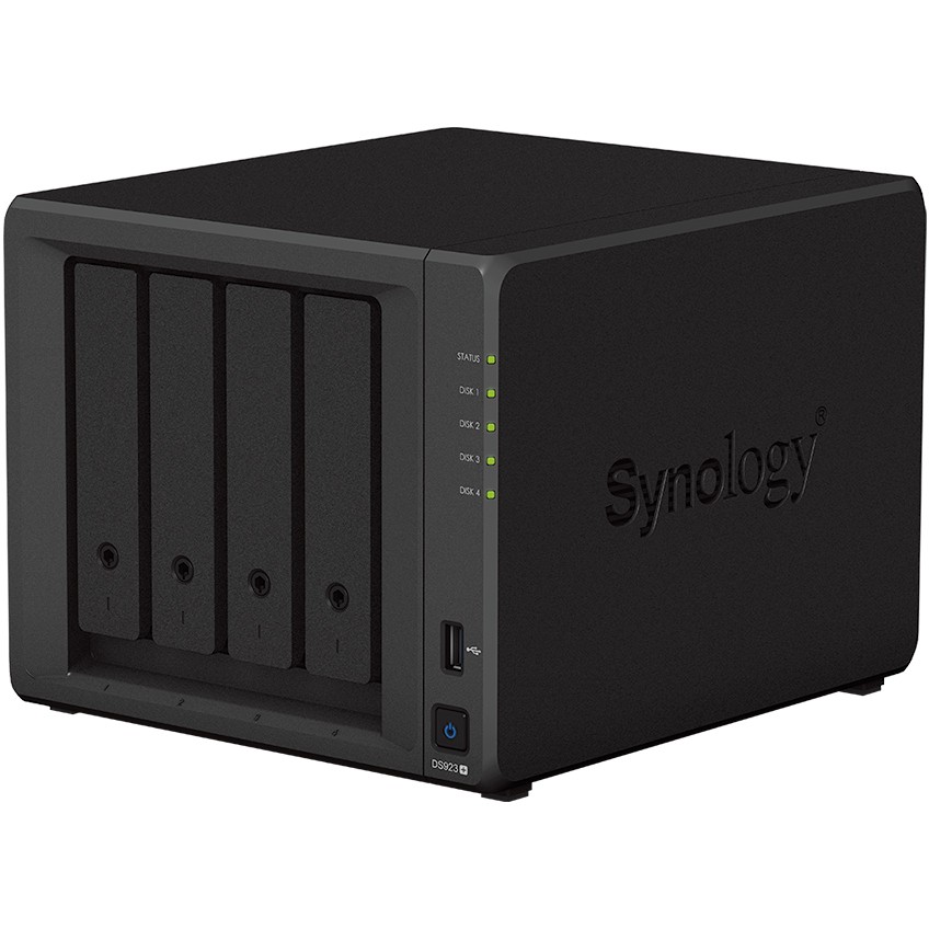 Synology 4 Bay DDR4 ECC 2x USB3 2 I 1 DS923  4GB RAM Speichermedien