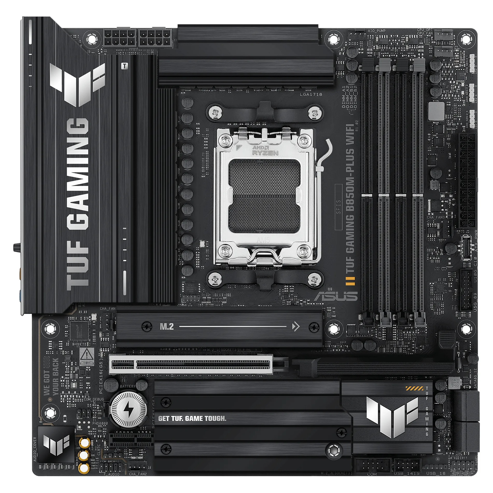 ASUS TUF GAMING B850M PLUS WIFI AMD B850 Sockel AM5 micro ATX PC-Zubehoer