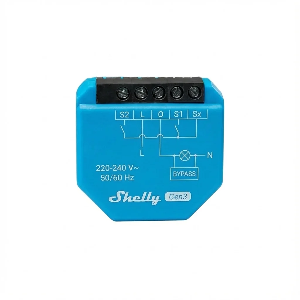 Shelly Relais Zoll1L Gen3Zoll WLAN BT Smart Home Zubehoer