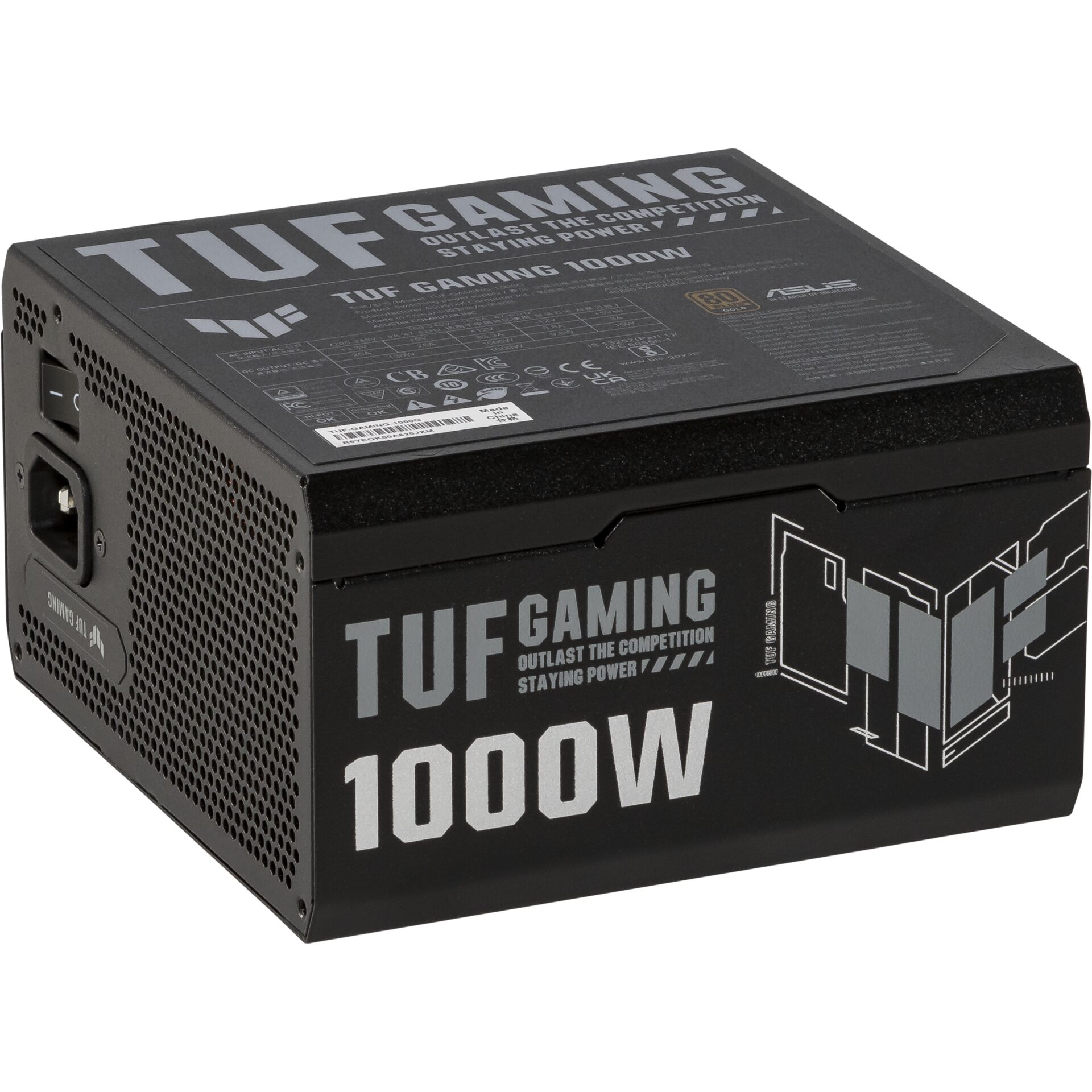 ASUS Netzteil TUF Gaming 1000W Gold PC-Zubehoer