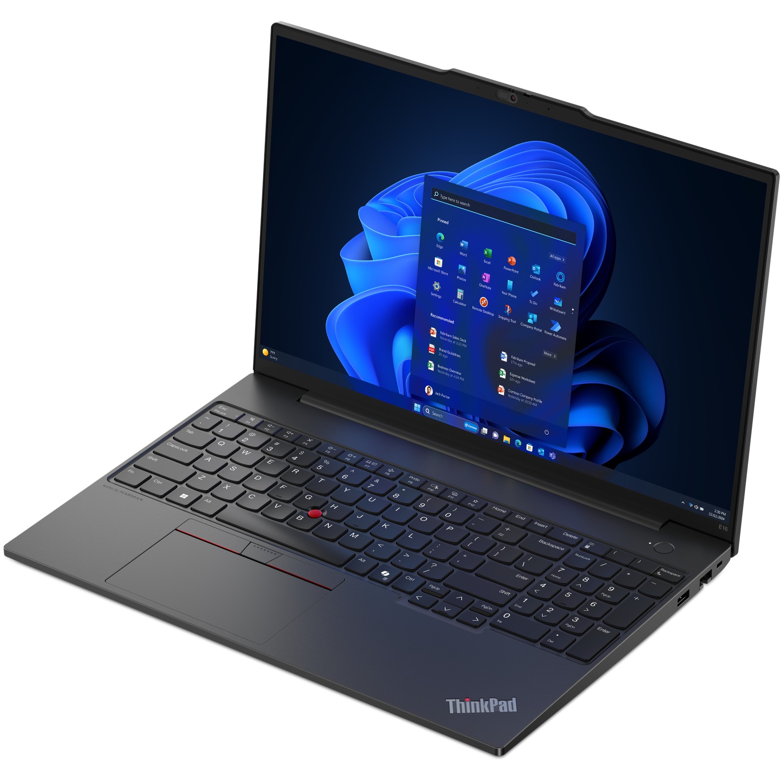 Lenovo ThinkPad E16 Gen 2  Intel  Intel Core Ultra 5 125U Laptop 40 6 cm  16   WUXGA 16 GB DDR5 SDRAM 512 GB SSD Wi Fi 6E  802 11ax  Windows 11 Pro Deutsch Schwarz Notebooks & E-Book Reader