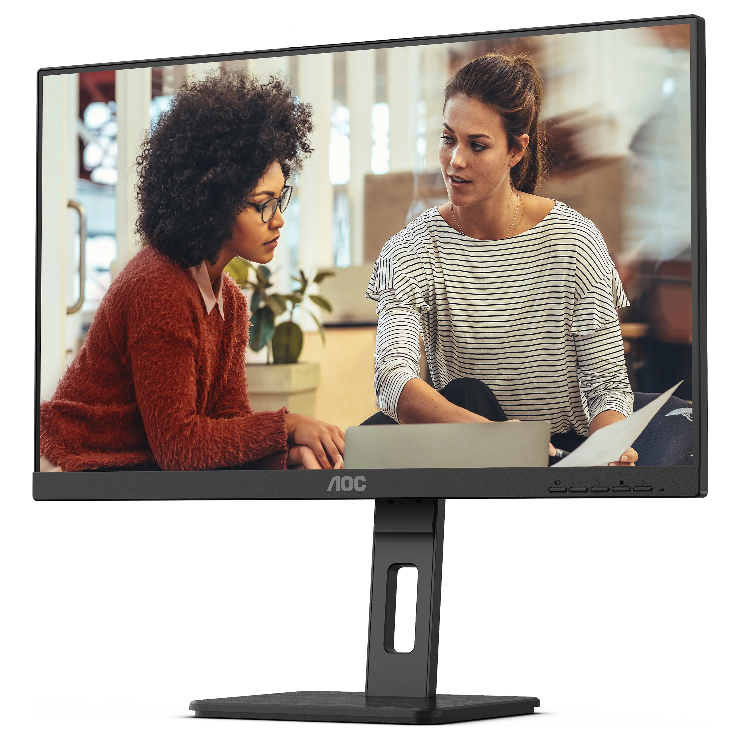 AOC 60 5cm  24Zoll 24E3QAF Full HD IPS 4ms HDMI VGA DP LS Black Monitore