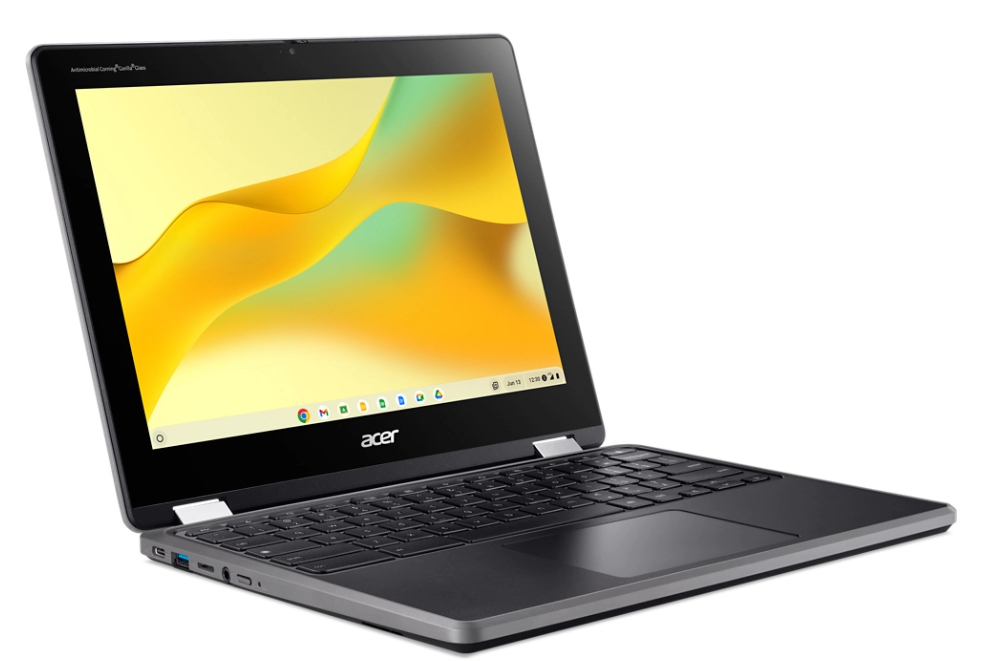 Acer Chromebook R856LT TCO C2NK N100 30 5 cm  12   Touchscreen HD  8 GB LPDDR5 SDRAM 64 GB eMMC Wi Fi 6E  802 11ax  ChromeOS Deutsch Schwarz Notebooks & E-Book Reader