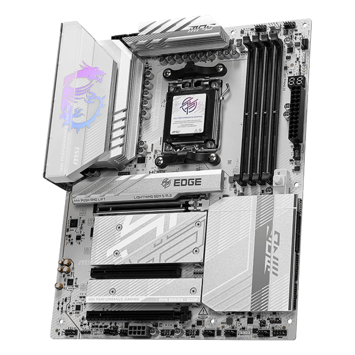MSI MPG B850 EDGE TI WIFI Motherboard AMD B850 Sockel AM5 ATX PC-Zubehoer