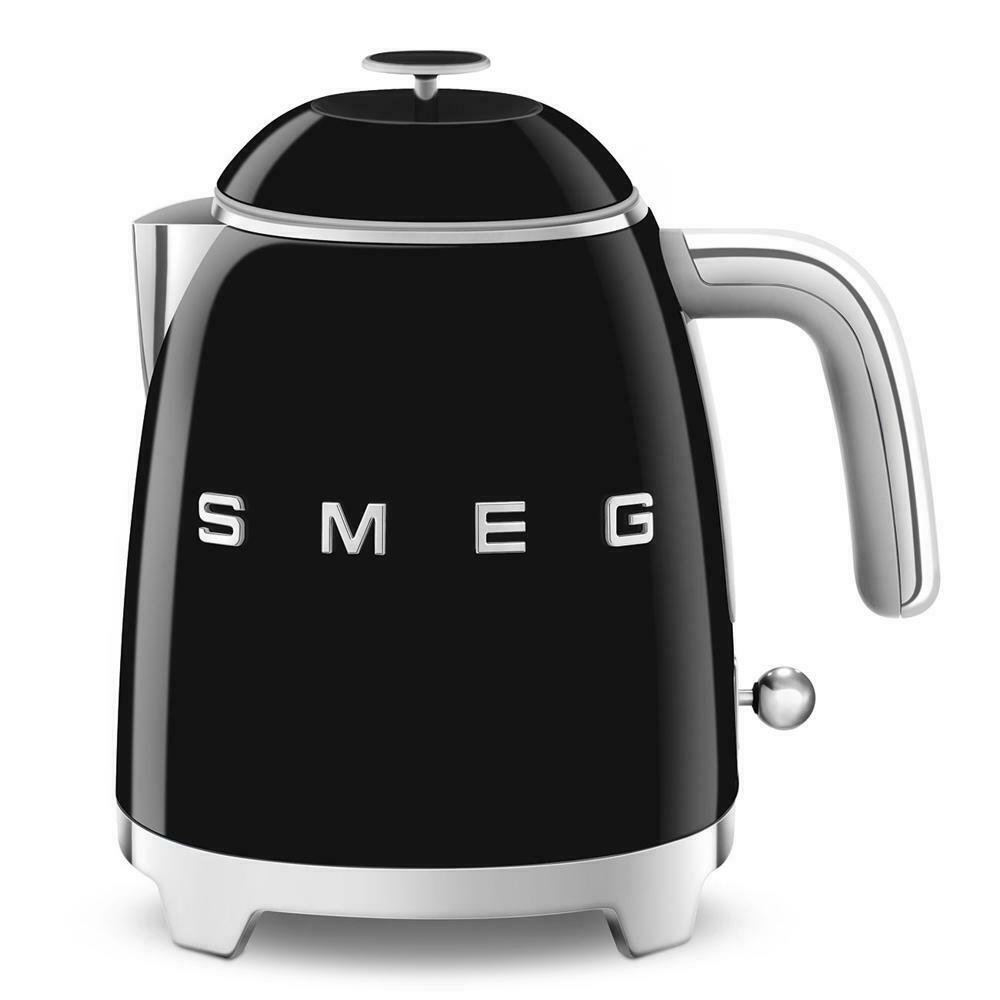 SMEG klf05bleu mini wasserkocher schwarz Kuechenkleingeraete