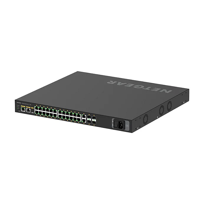 NETGEAR GSM4230P Managed L2 L3 Gigabit Ethernet  10 100 1000  Power over Ethernet  PoE  1U Schwarz Switches