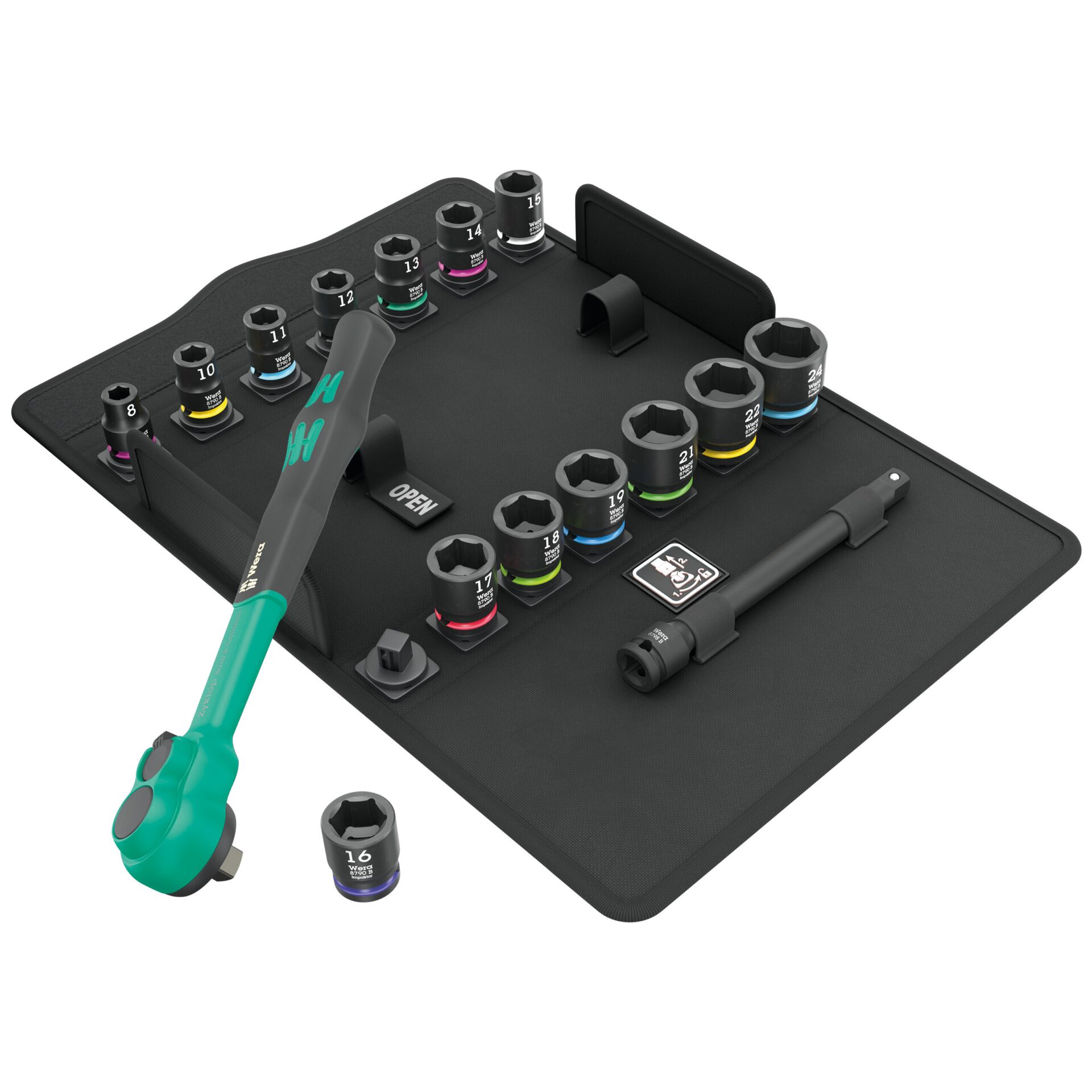 Wera 8100 SB 12 Zyklop Comfort Knarrensatz Werkzeugsets
