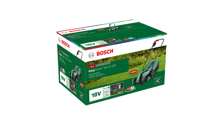 Bosch Easy Mower 18V 32 200 Akku Rasenmaeher Gartenmaschinen