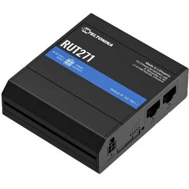 Teltonika RUT271 Redcap 5G Router 5G LTE WLAN Ethernet Schwarz