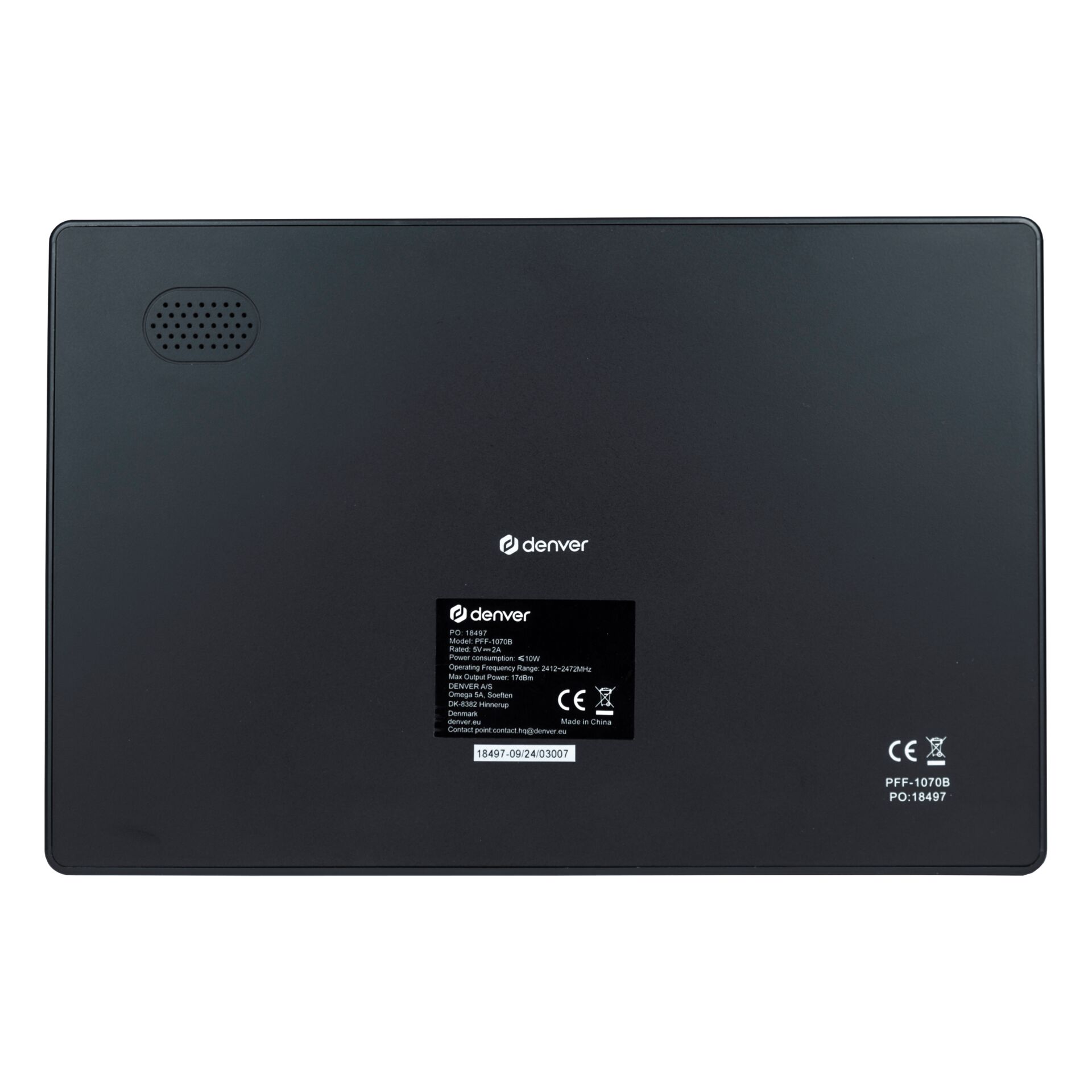 Denver Frameo PFF 1070 schwarz 25 4cm  10 1   16GB mobil Video & Audio