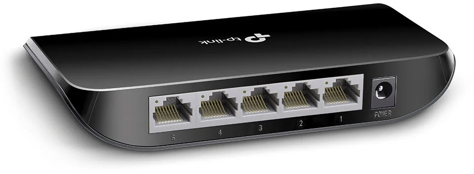 TP Link TL SG1005D Switch 5x Gigabit Ethernet unmanaged Netzwerkgeraet Switches