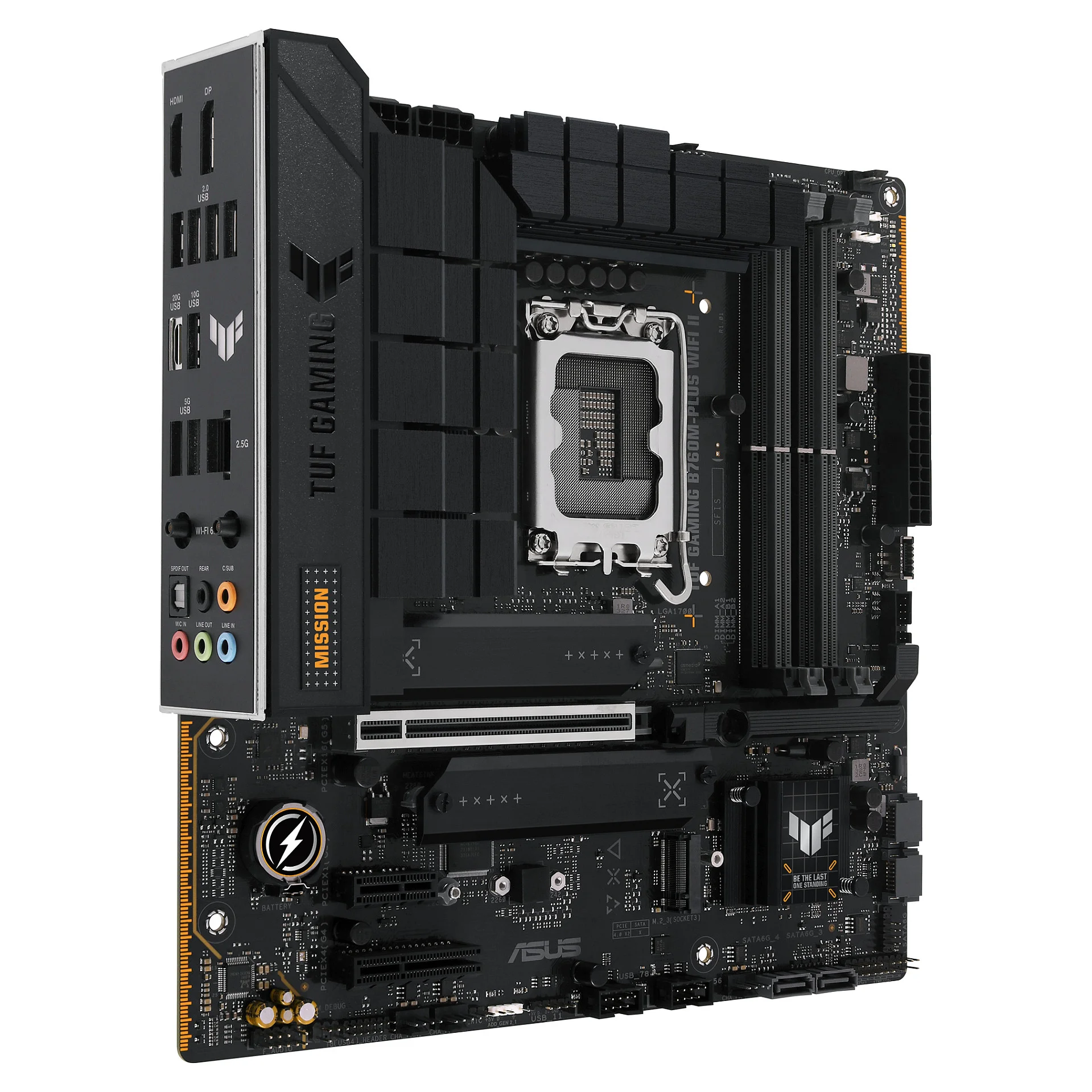 ASUS TUF GAMING B760M PLUS WIFI II Intel B760 LGA 1700 micro ATX PC-Komponenten