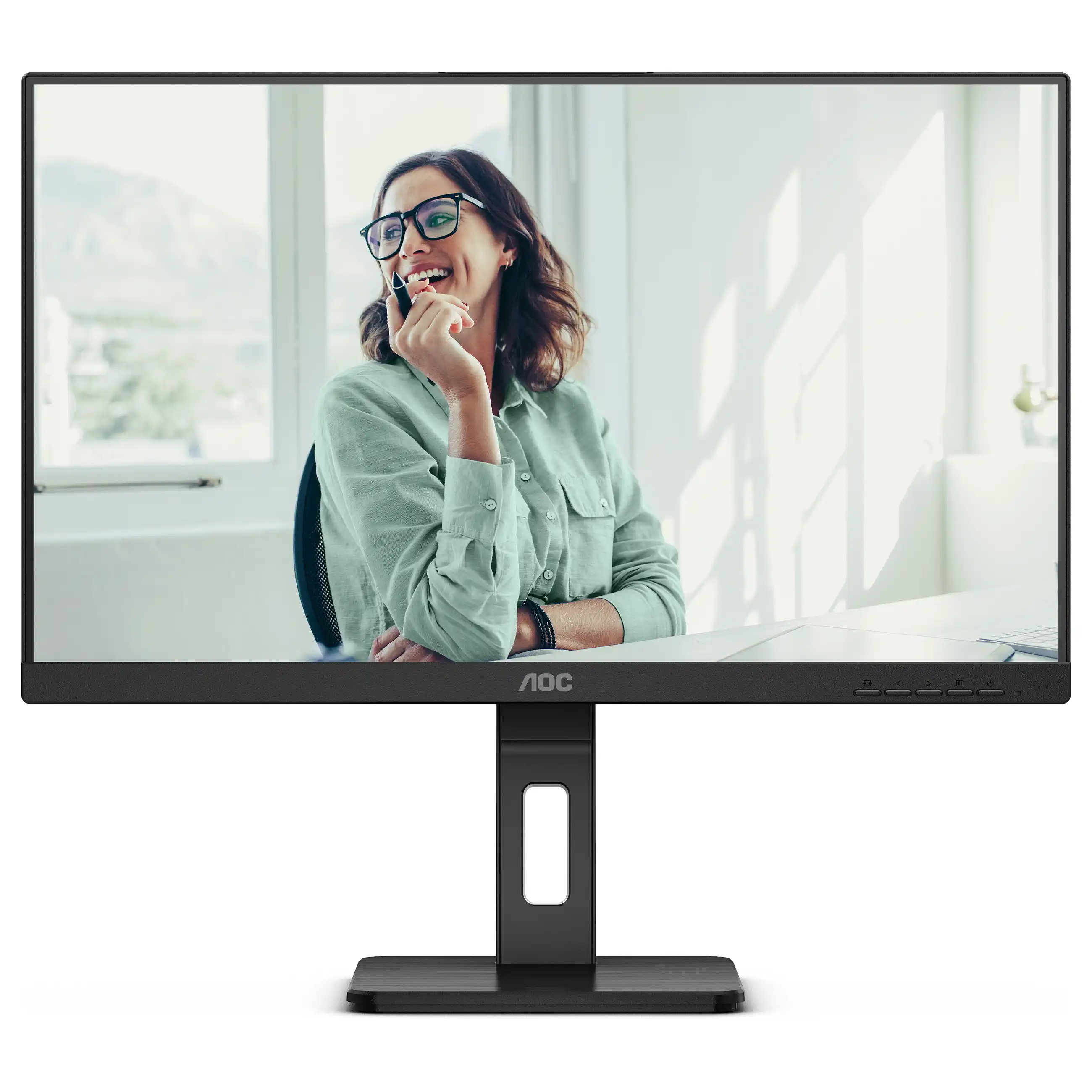 AOC Q27P3CV Computerbildschirm 68 6 cm  27   2560 x 1440 Pixel Quad HD LED Schwarz Monitore