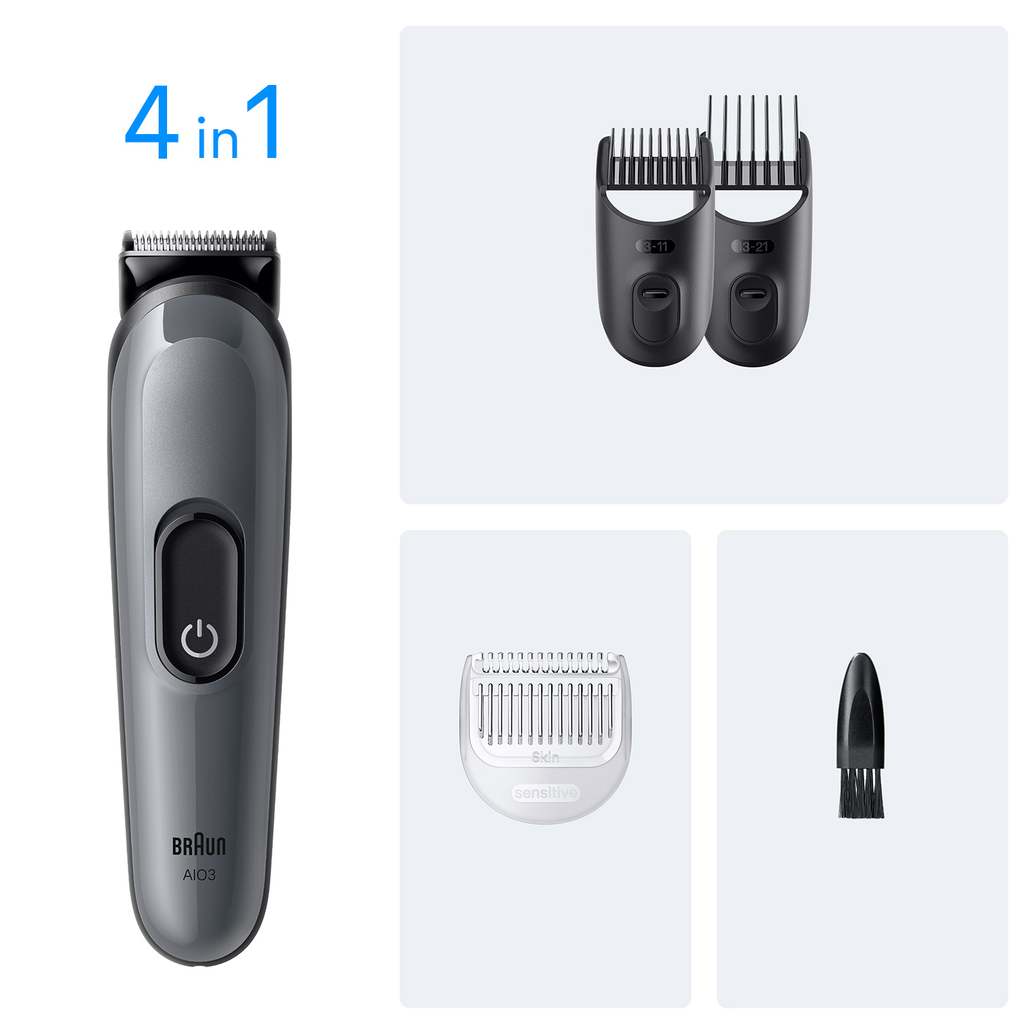 Braun AIO 3500 All in One Style Kit Rasierer & Epilierer