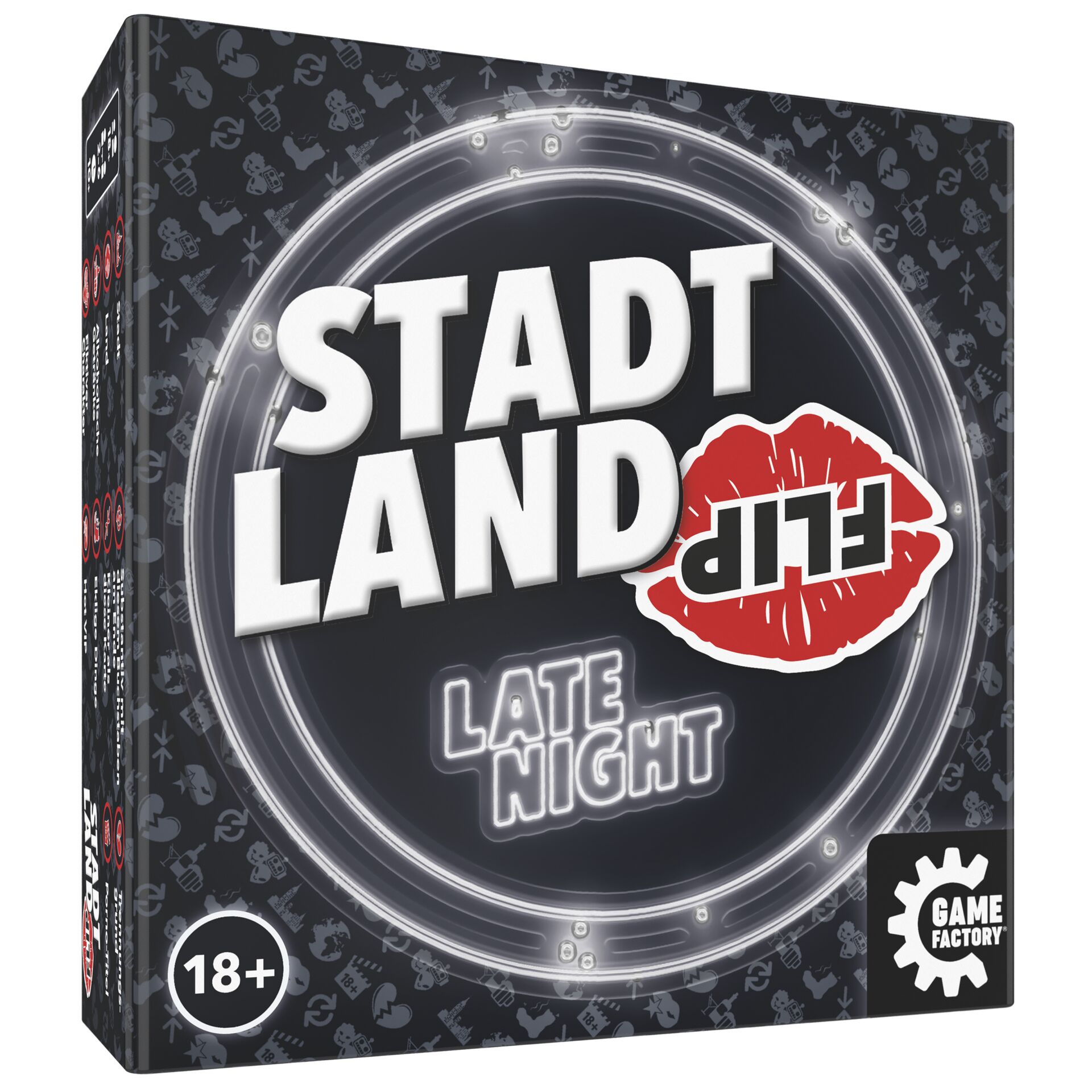 Game Factory Stadt Land Flip Late Night  mult  Spielwaren