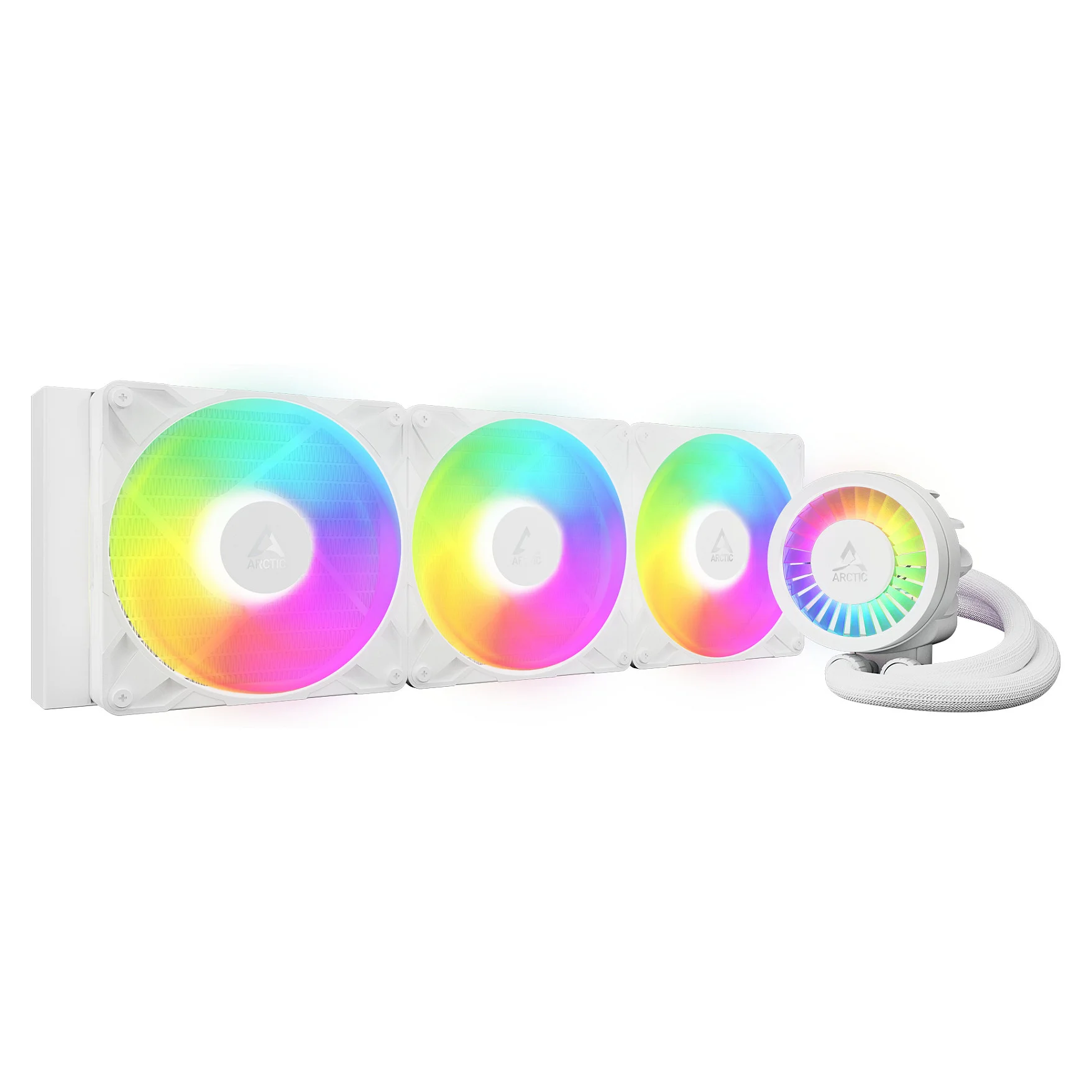 ARCTIC Liquid Freezer III Pro 420 A RGB  White    Multikompatibler All in One CPU Wasserkuehler mit A RGB PC-Zubehoer