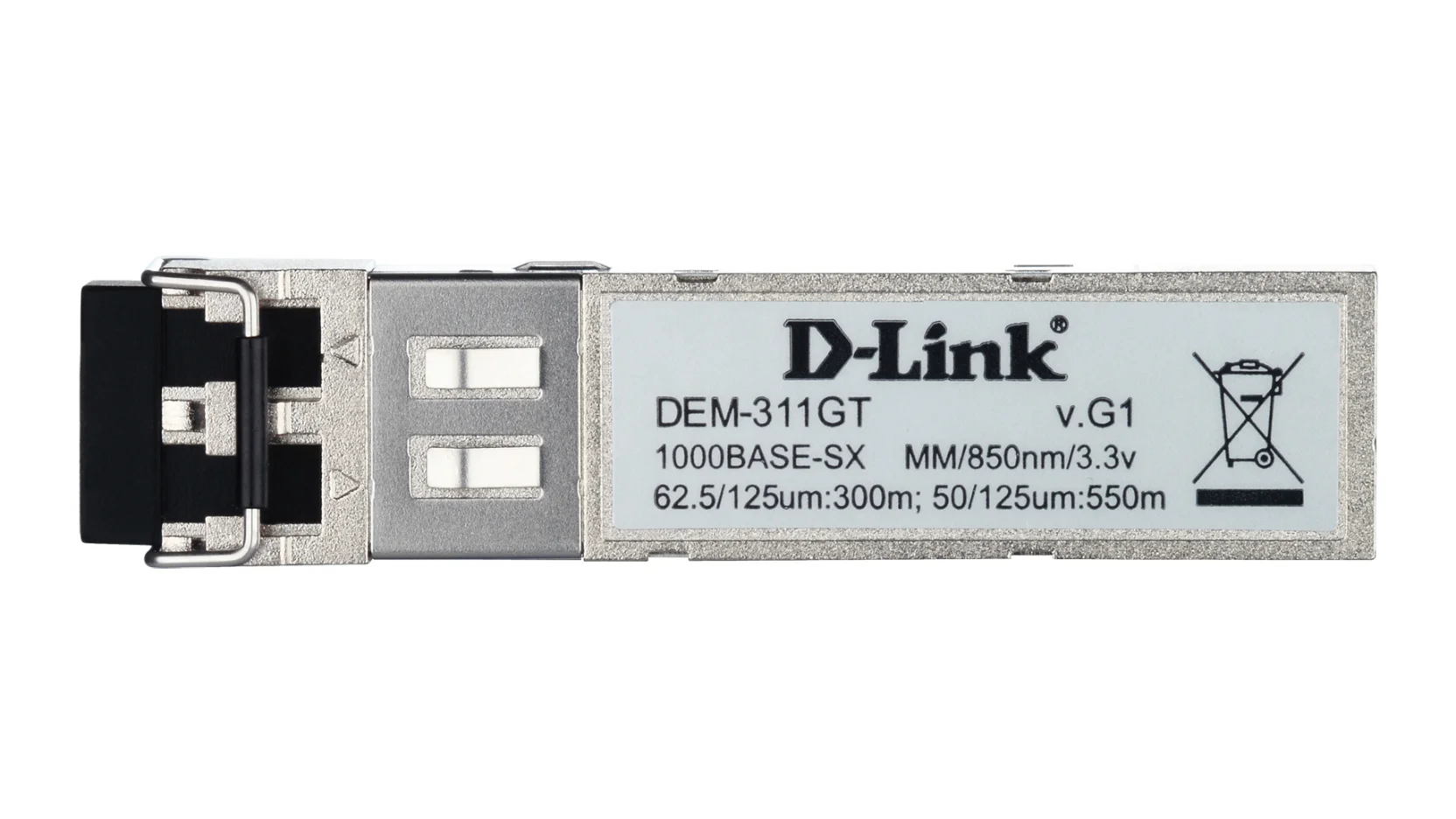 D Link DEM 311GT Netzwerk Transceiver Modul Faseroptik 1000 Mbit s SFP 850 nm