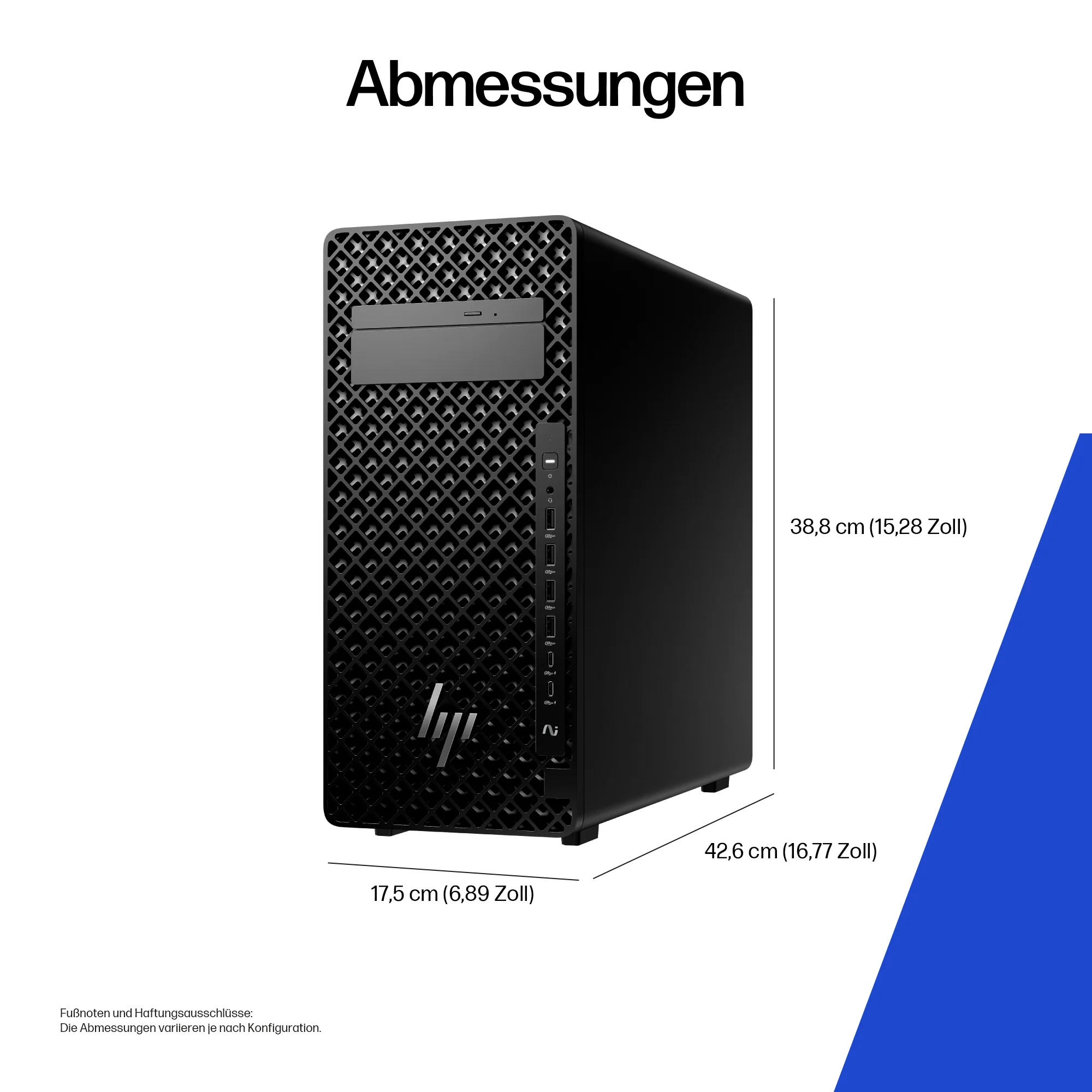 HP Z2 Tower G1i Intel Core Ultra 9 285K 32 GB DDR5 SDRAM 1 TB SSD NVIDIA RTX 2000 Ada Windows 11 Pro Arbeitsstation AI Workstation  AI PC Schwarz PC-Zubehoer