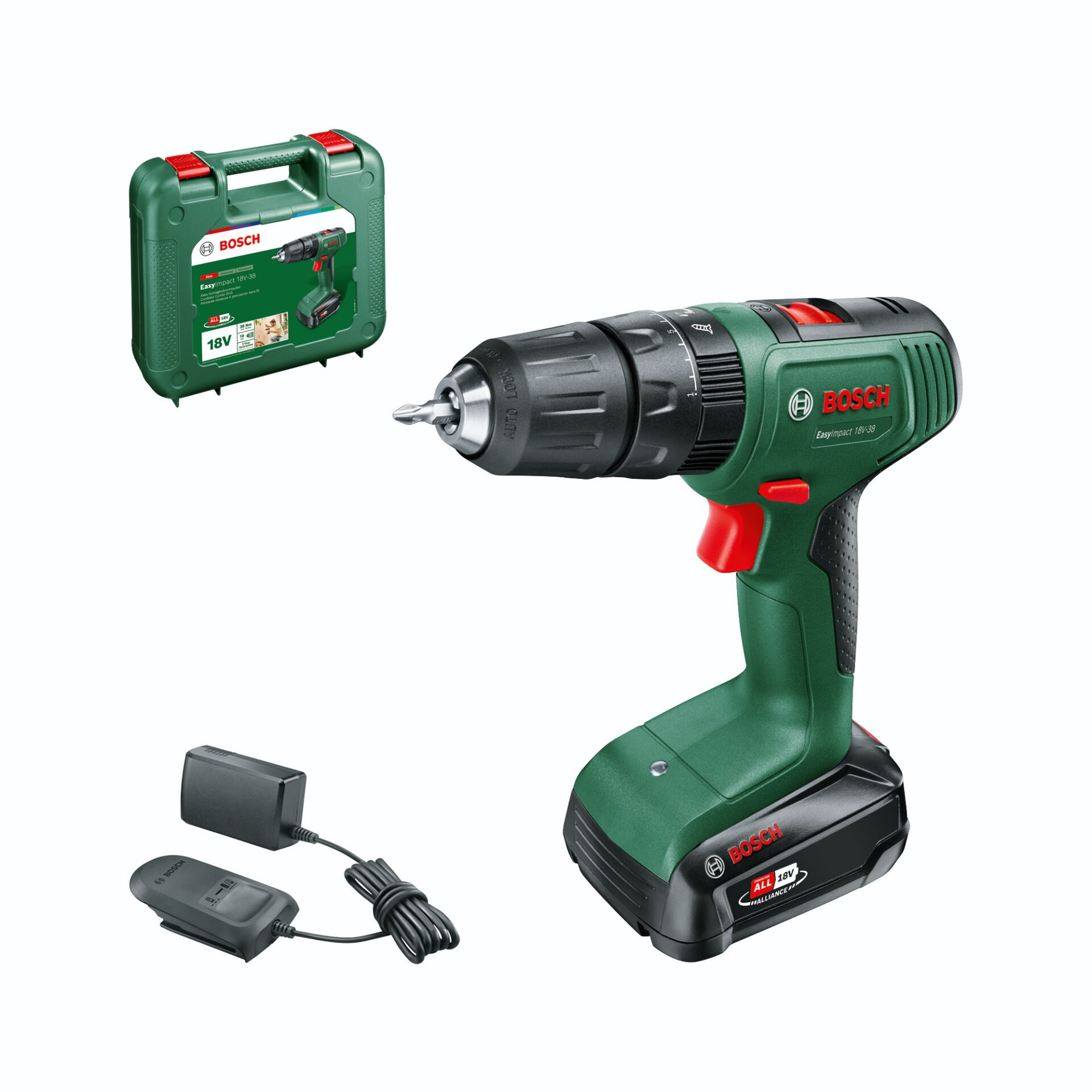Bosch EasyImpact 18V 38 Akku Bohrmaschine Bohrer & Schrauber