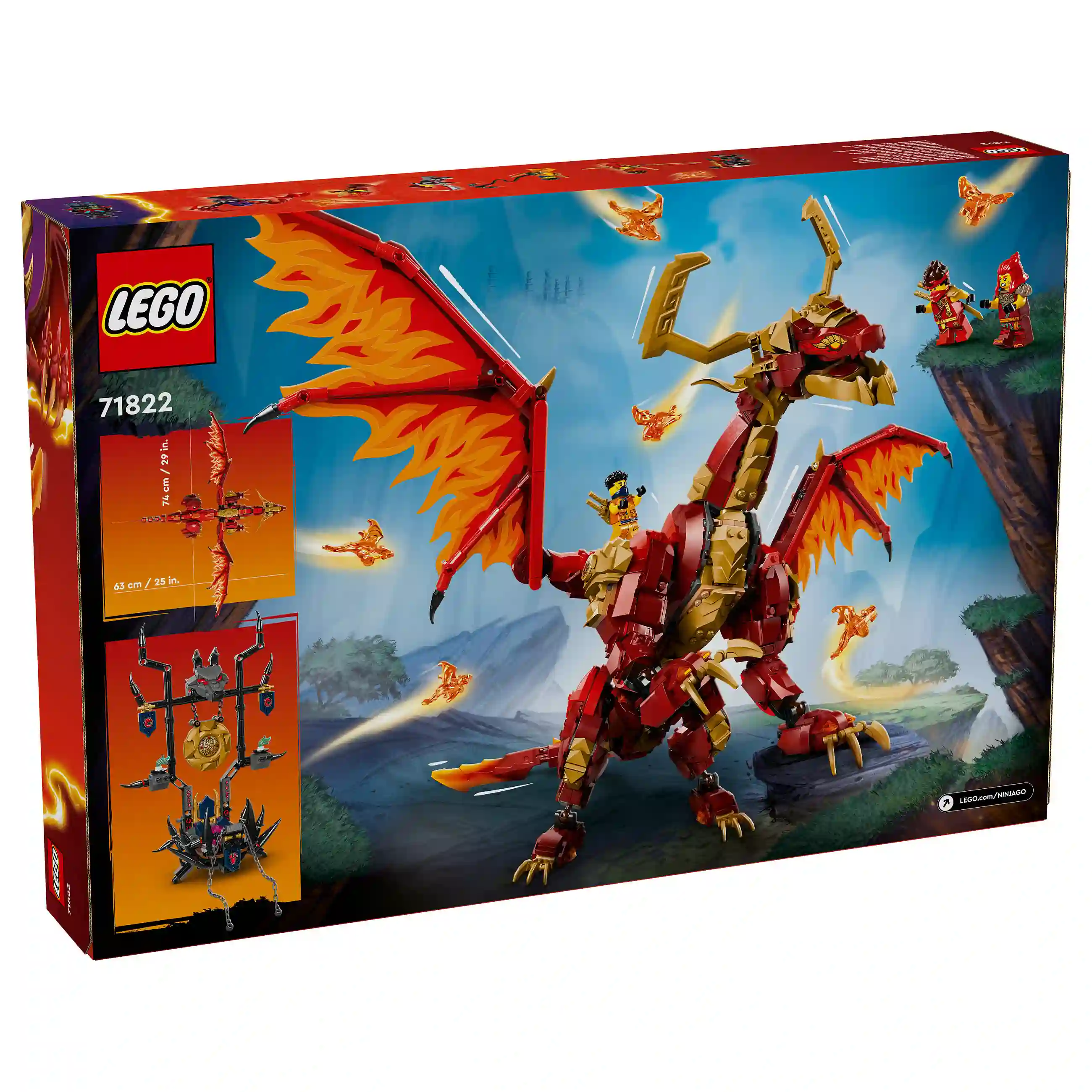 LEGO 71822 Ninjago Quelldrache der Bewegung Spielwaren