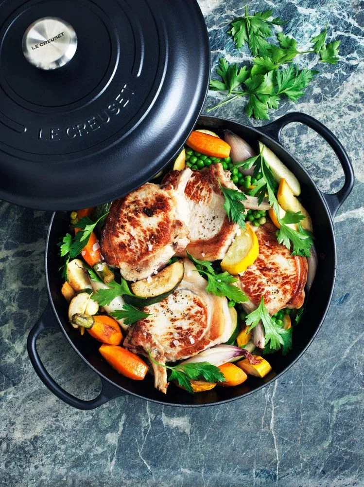 Le Creuset Gourmet Profitopf Signature  30 cm  schwarz Pfannen & Toepfe