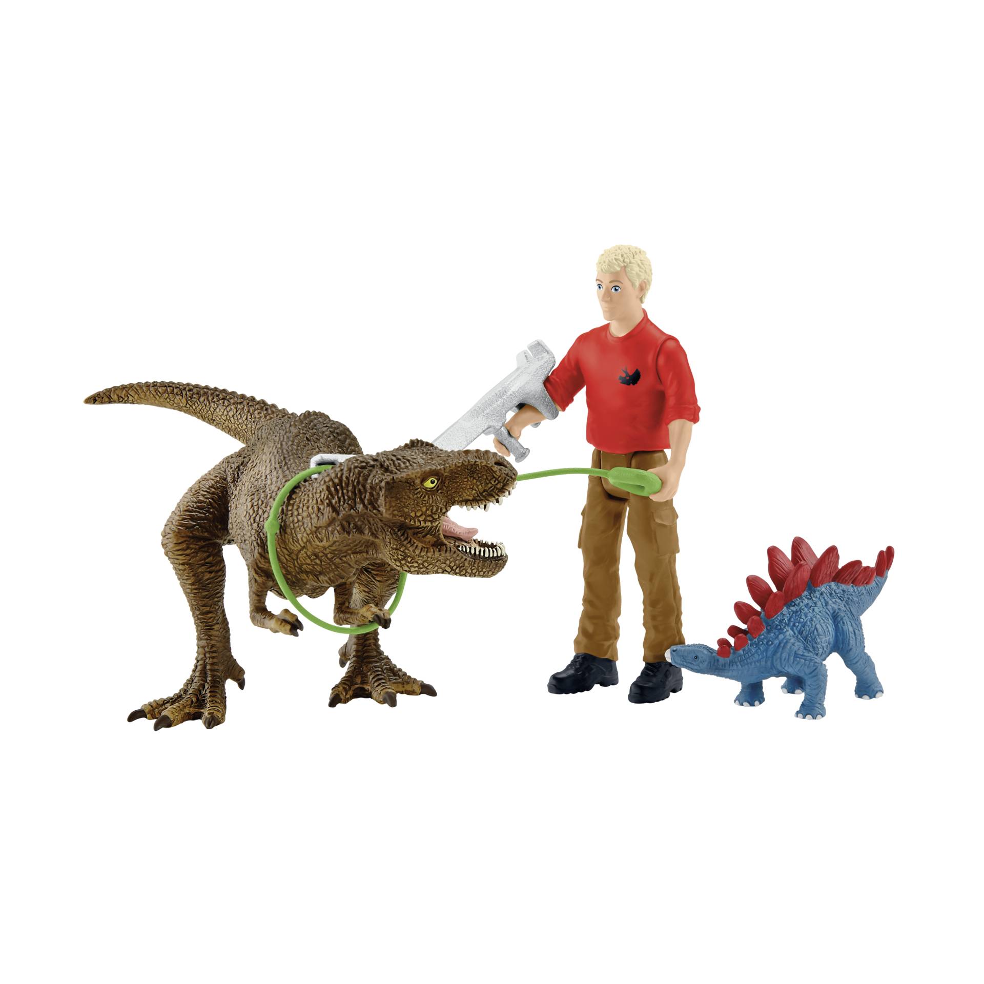 Schleich Dinosaurs 41465 Tyrannosaurus Rex Angriff Spielfiguren