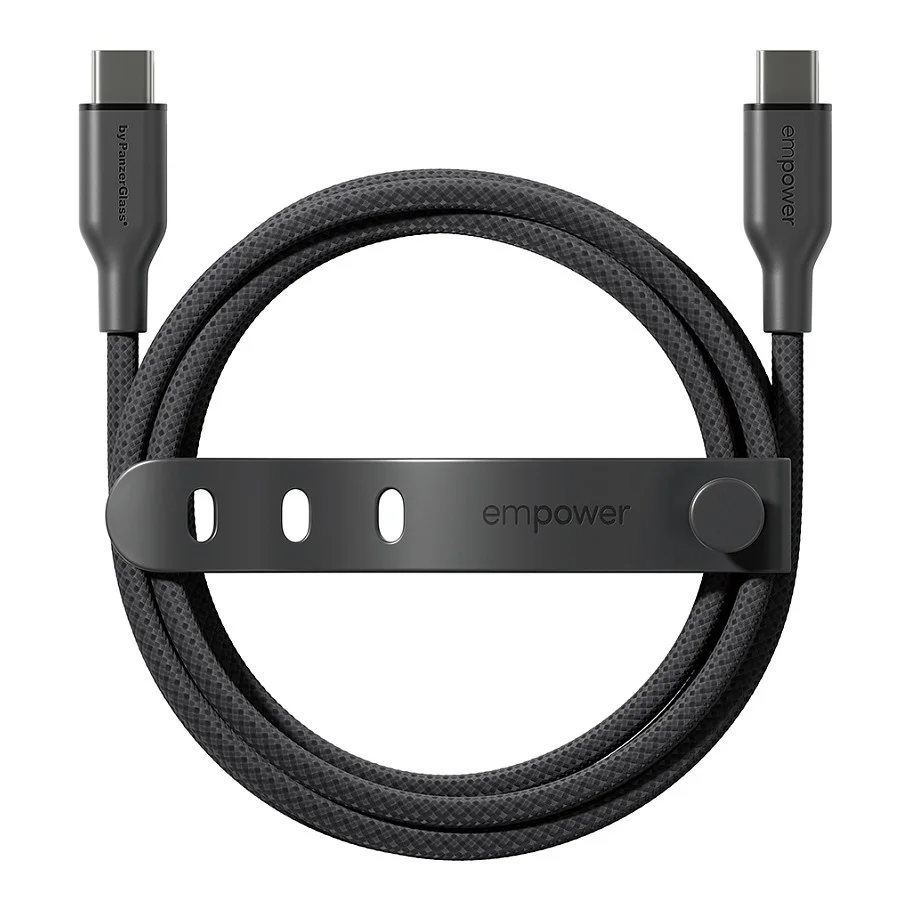 PanzerGlass empower  by   Racing 60W USB C to USB C Kabel   USB 2 0   1 2M   Weltall Schwarz Akkus Powerbanks & Kabel