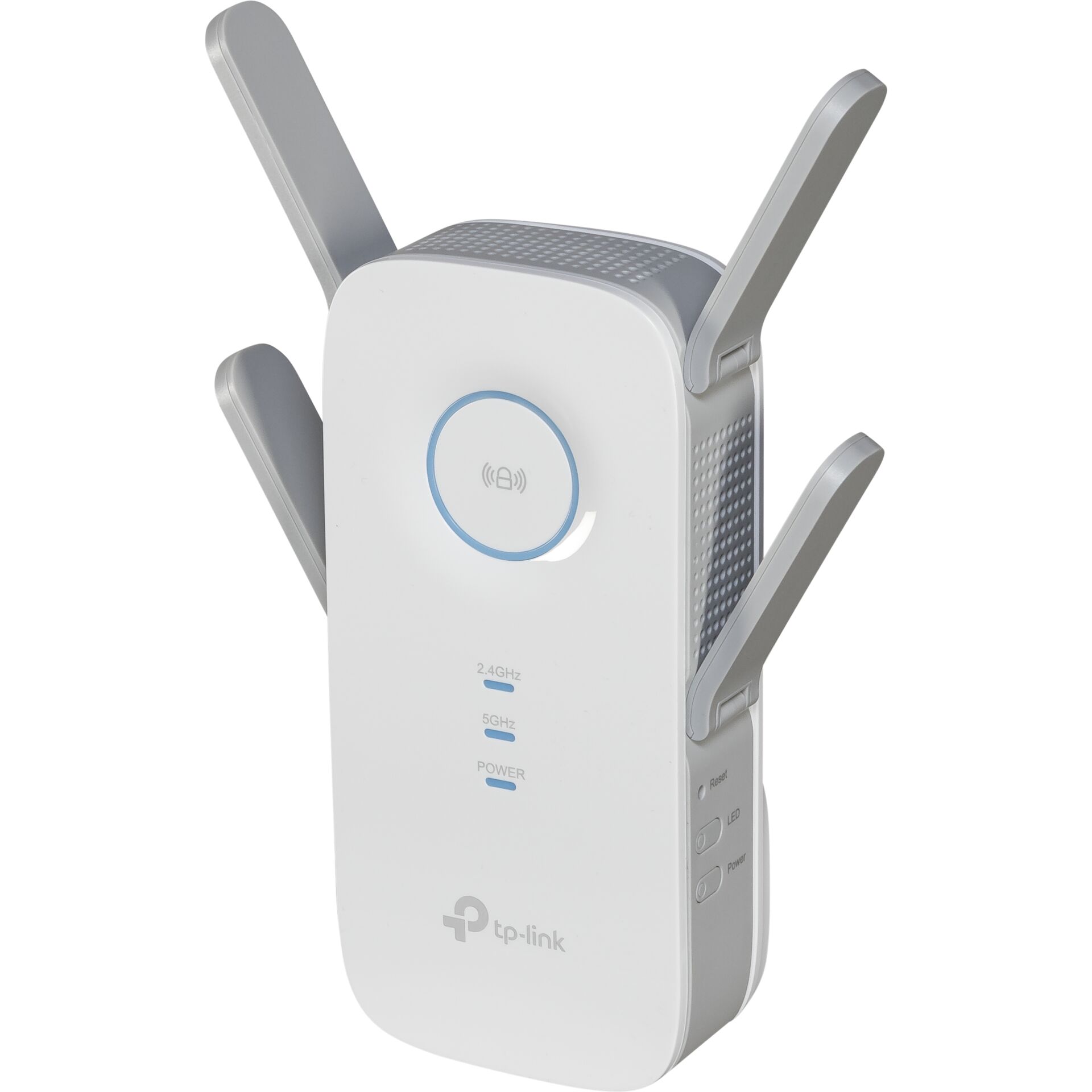 TP Link RE650 WLAN Repeater 1800 Mbps Dual Band Gigabit Ethernet Weiss