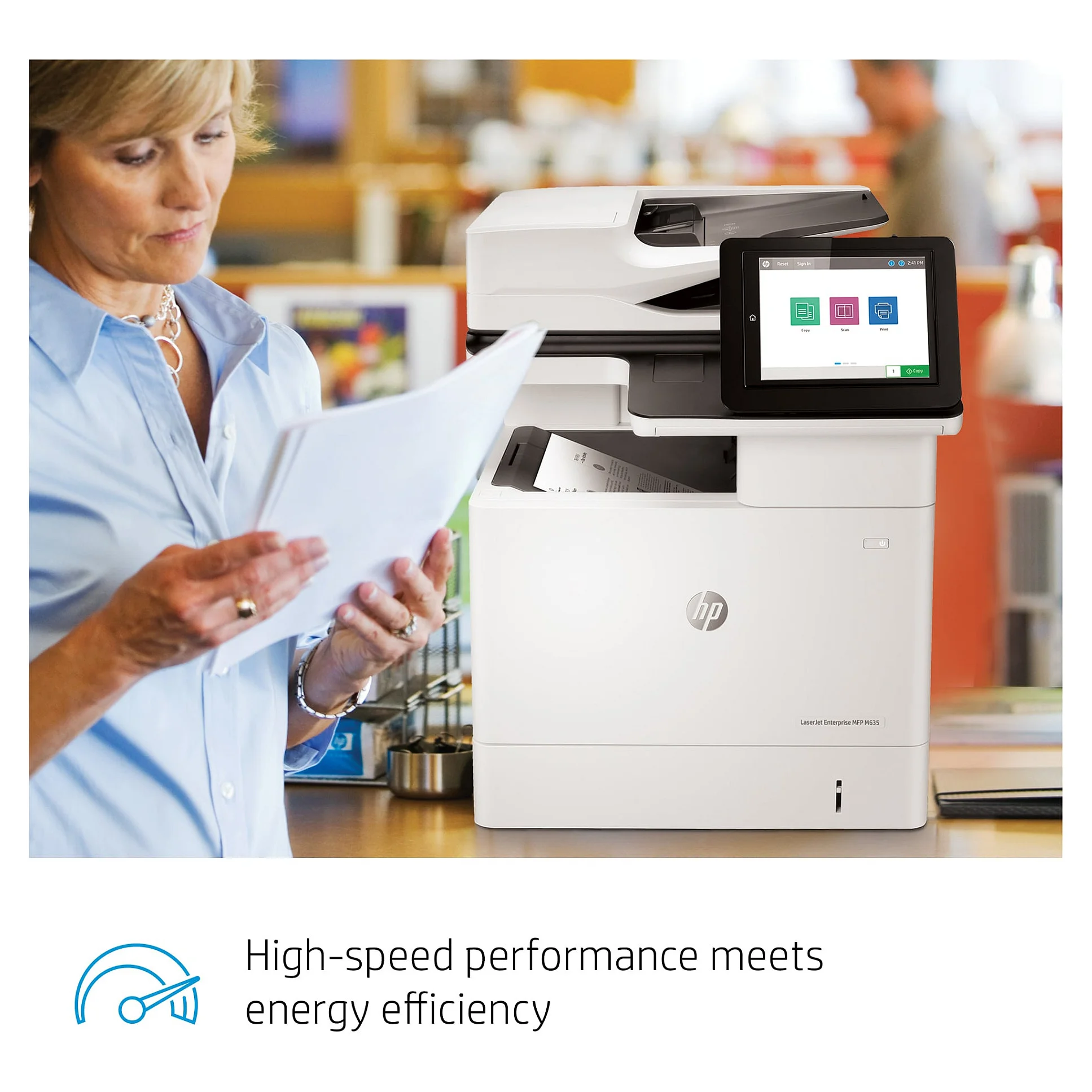 HP L LaserJet Enterprise MFP M635h Laser Multifunktionsdrucker 3in1 A4 LAN Duplex ADF Drucker & Scanner