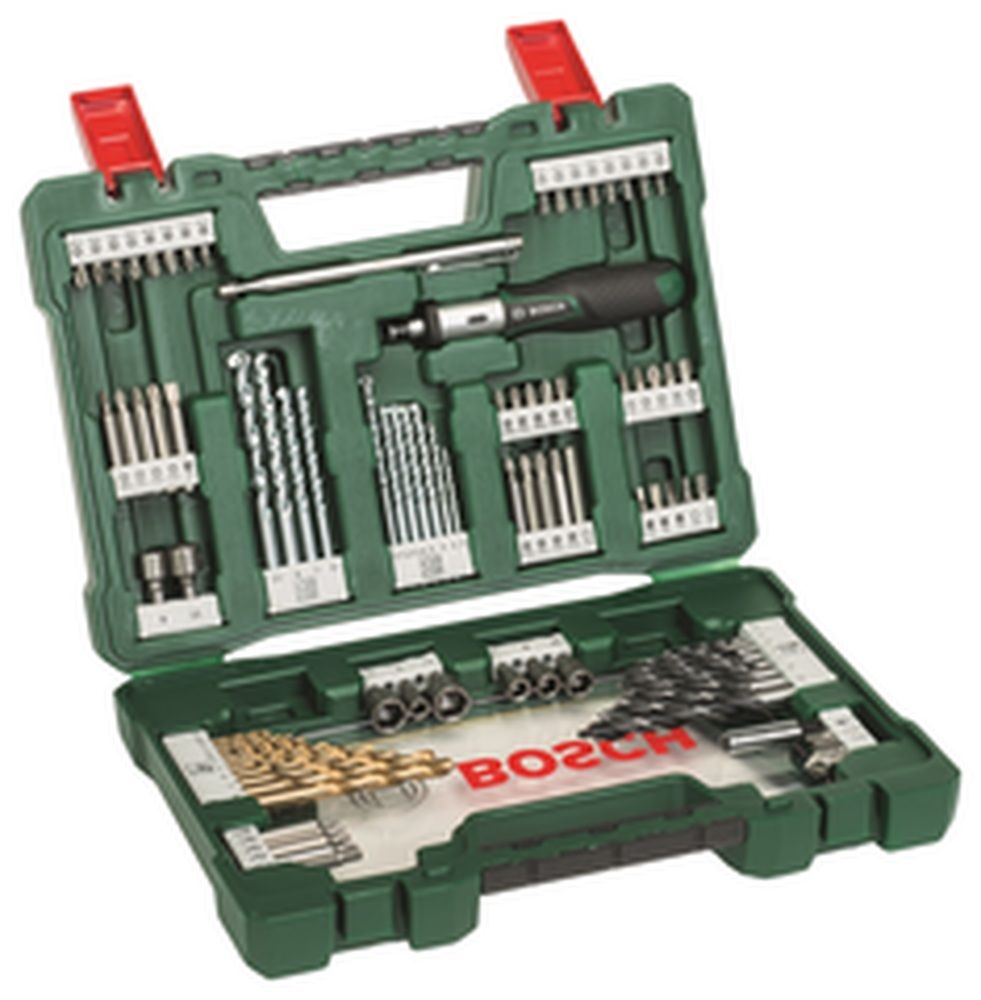 Bosch V Line Titanium Bohrer Bit Set 91tlg Bohrer- & Schrauberzubehoer