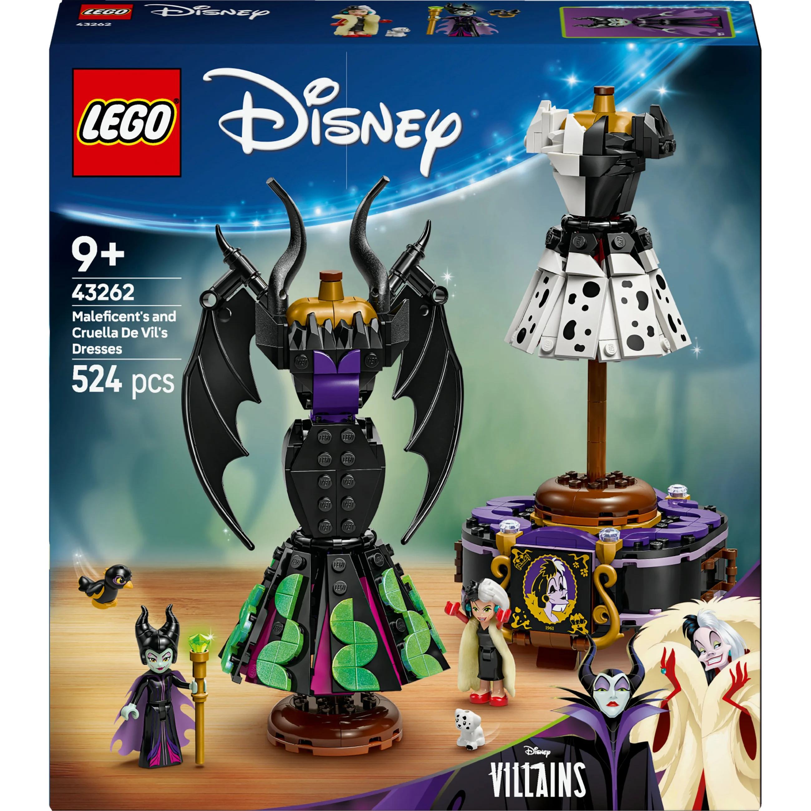LEGO Disney Classic 43262 Malefiz und Cruella De Vil