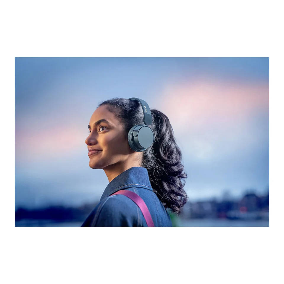 Philips 4000 series TAH4209BL 00 Kopfhoerer   Headset Kabellos Kopfband Anrufe Musik Bluetooth Blau Over-Ear