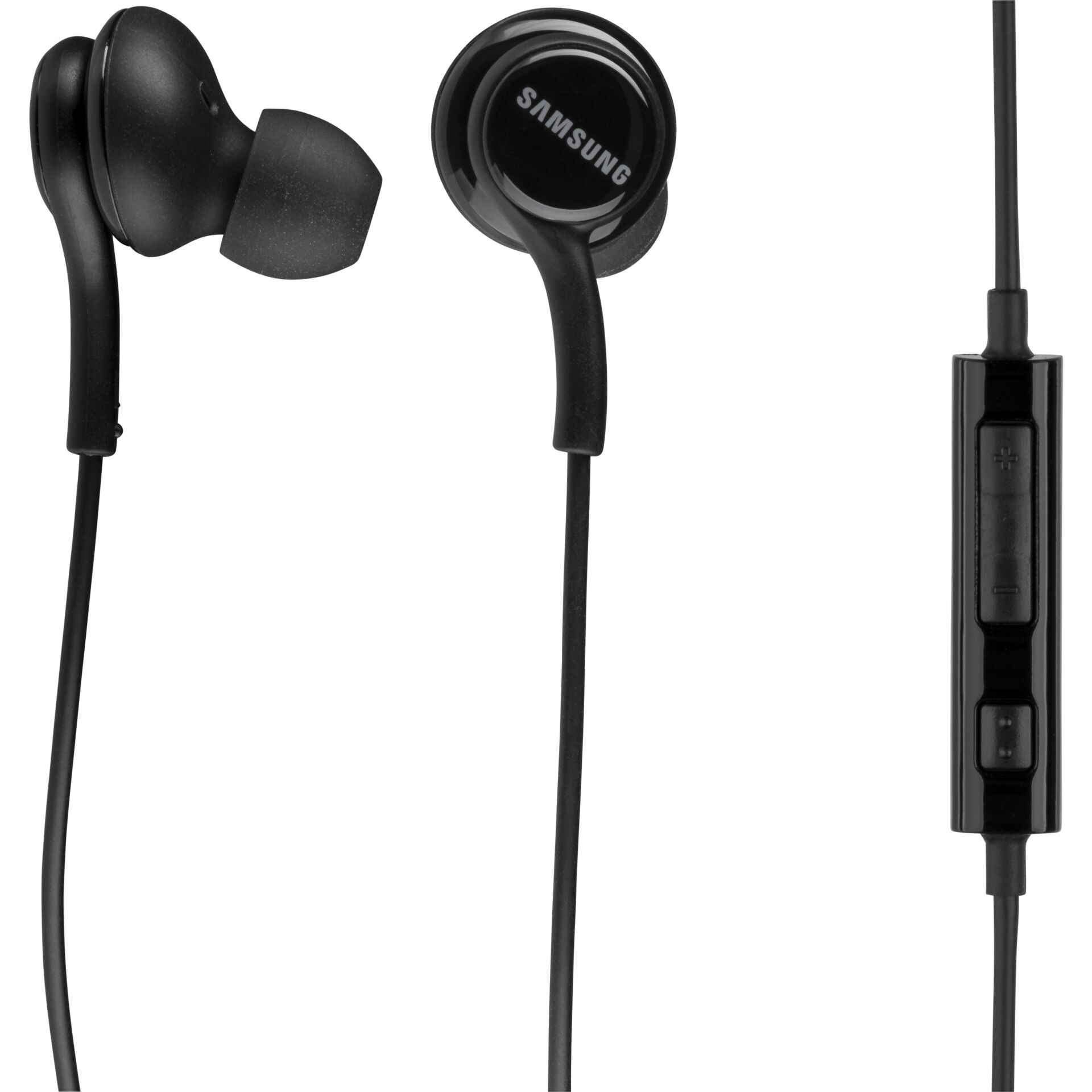 Samsung EO IA500   Ohrhoerer mit Mikrofon   kabelgebunden   3 5 mm Stecker   Schwarz In-Ear