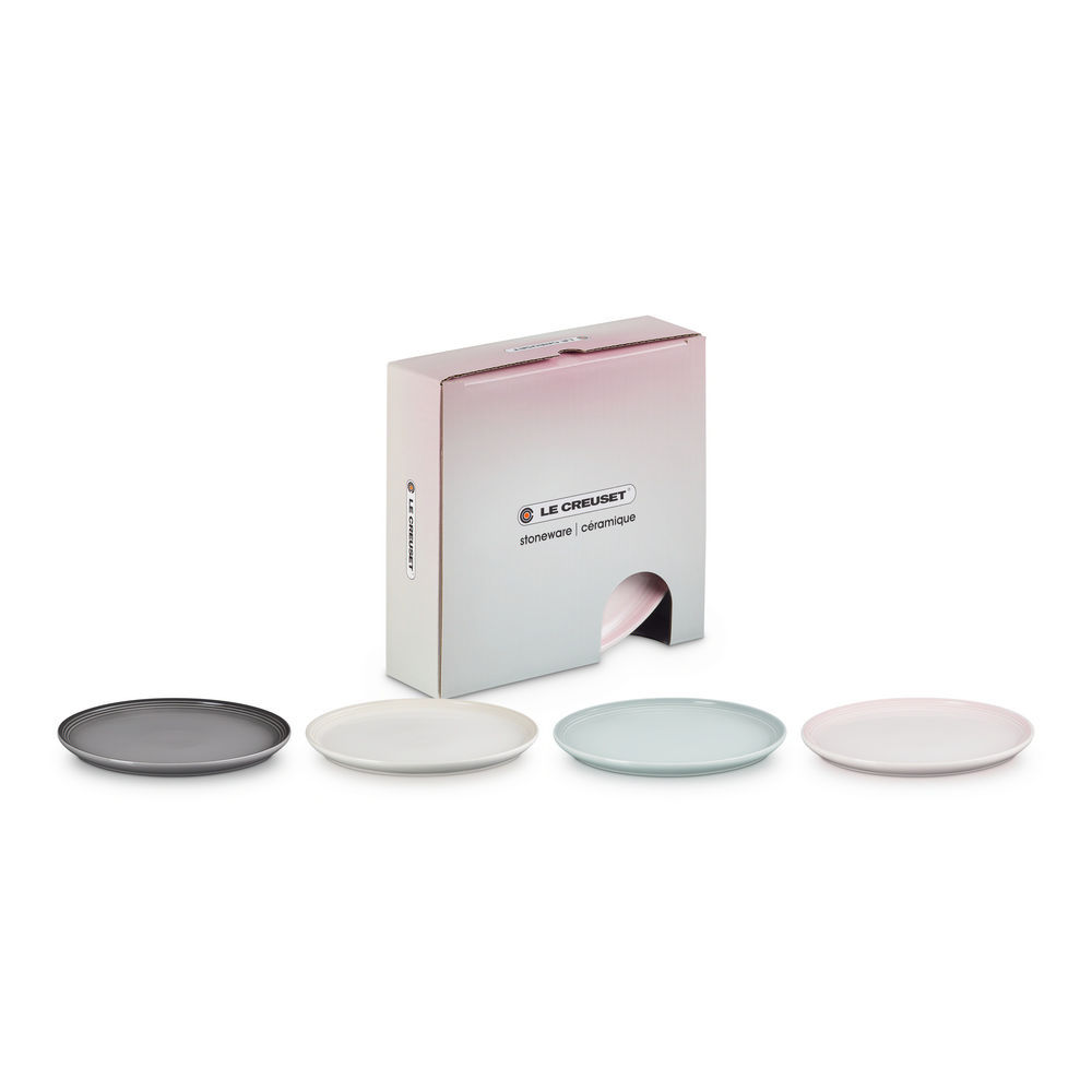 Le Creuset Fruehstuecksteller Set Coupe  4 tlg  22cm  bunt Besteck & Aufbewahrung