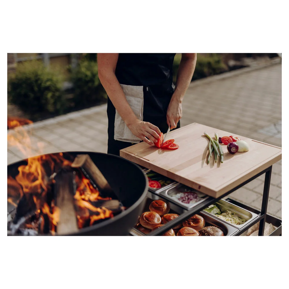 Hoefats Outdoor Kueche Fire Kitchen mit BowL 57 Plancha Grillset