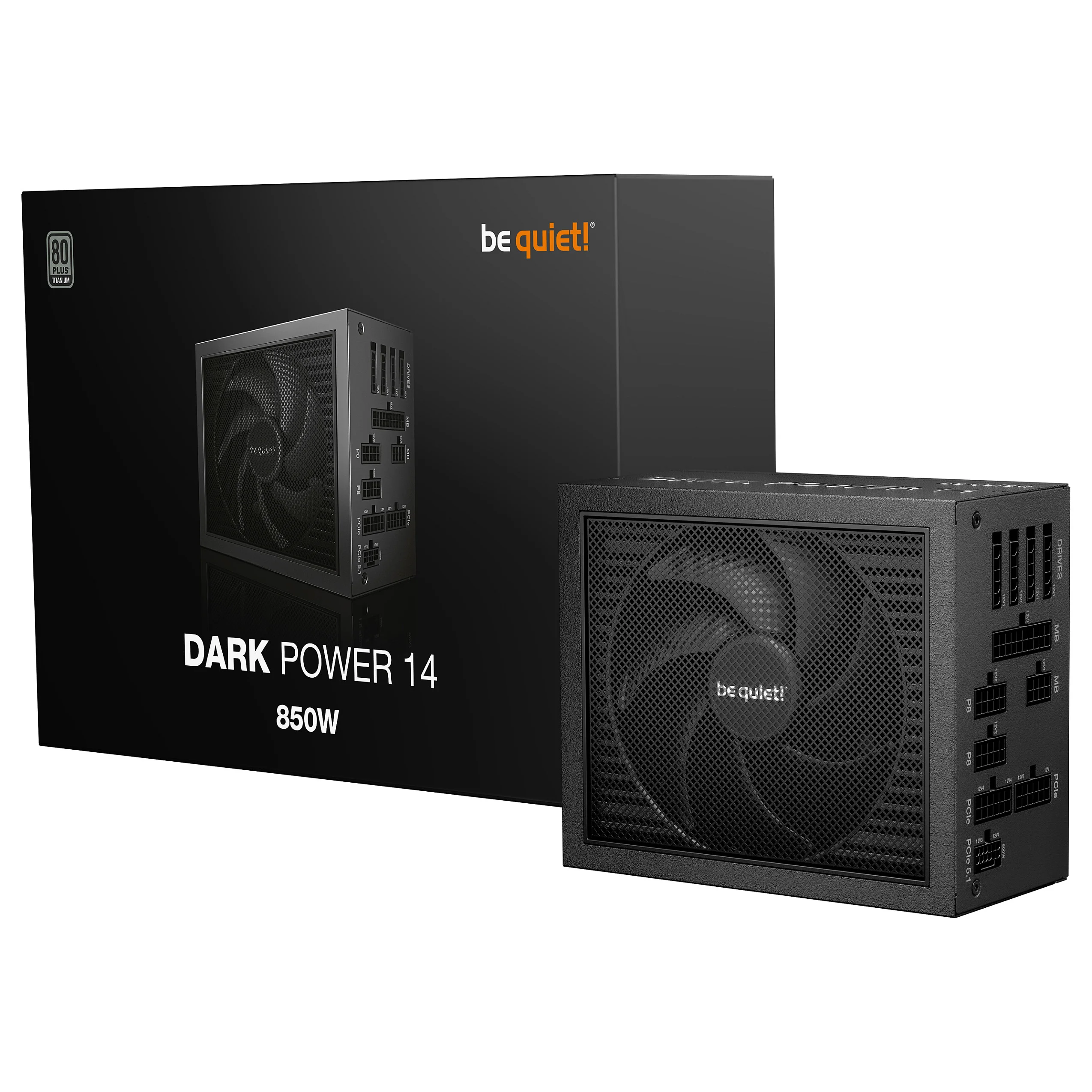 be quiet  Dark Power 14 850 W   80 Plus Titanium Netzteil 20 4 pin ATX ATX Schwarz PC-Komponenten