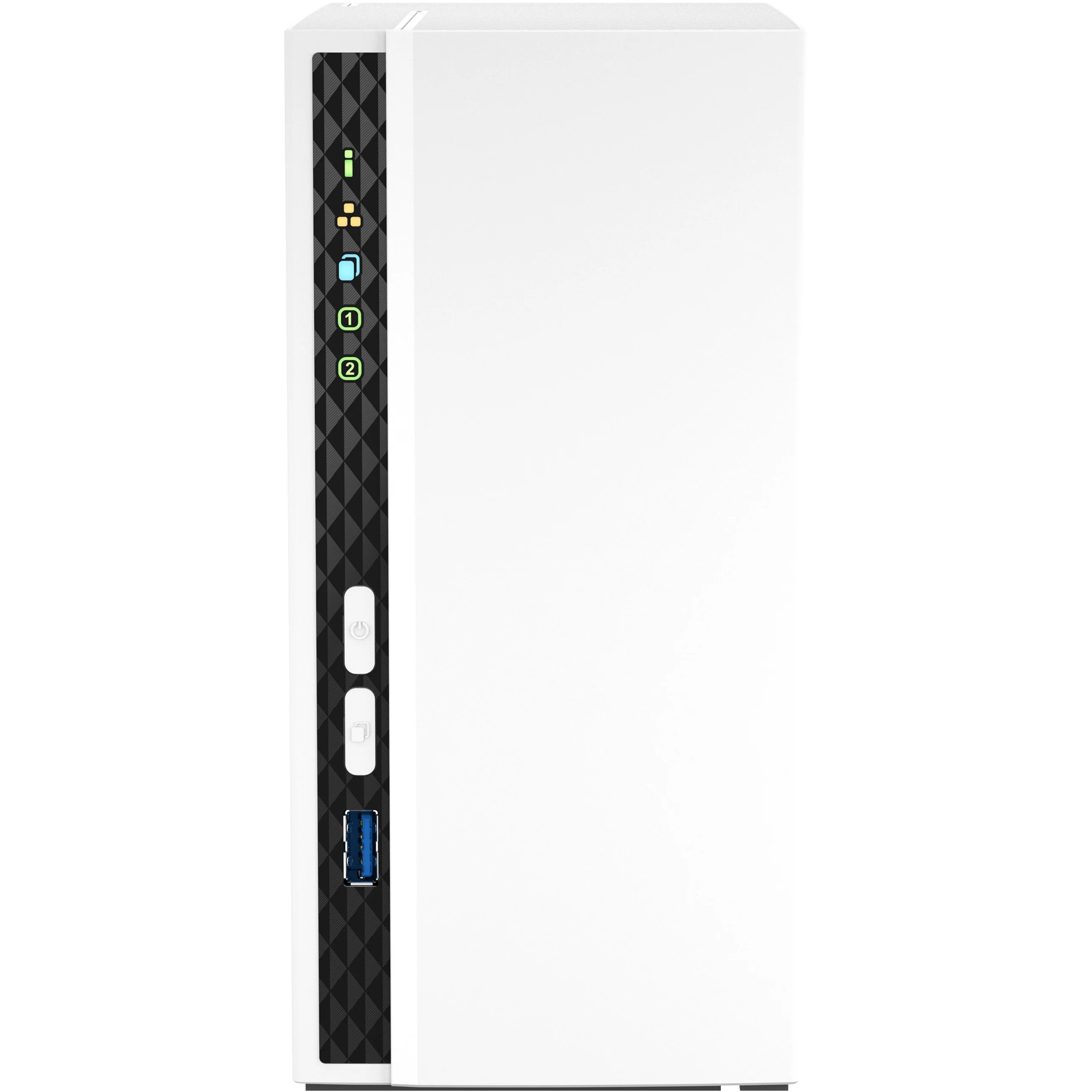 QNAP TS 233 NAS Tower 2GB ARM Cortex A55 QTS Weiss Speicherserver Speichermedien