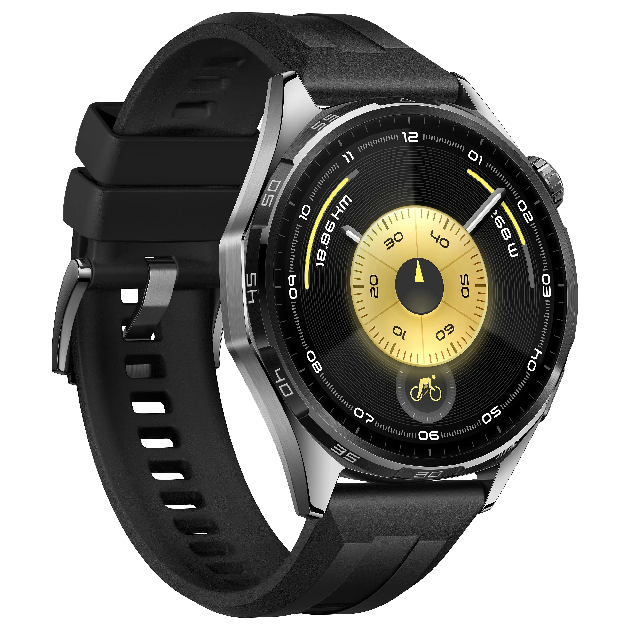 HUAWEI WATCH GT6 46mm  Atum B19F  Black Fluoroelastomer Strap Smartwatches & Fitnesstracker