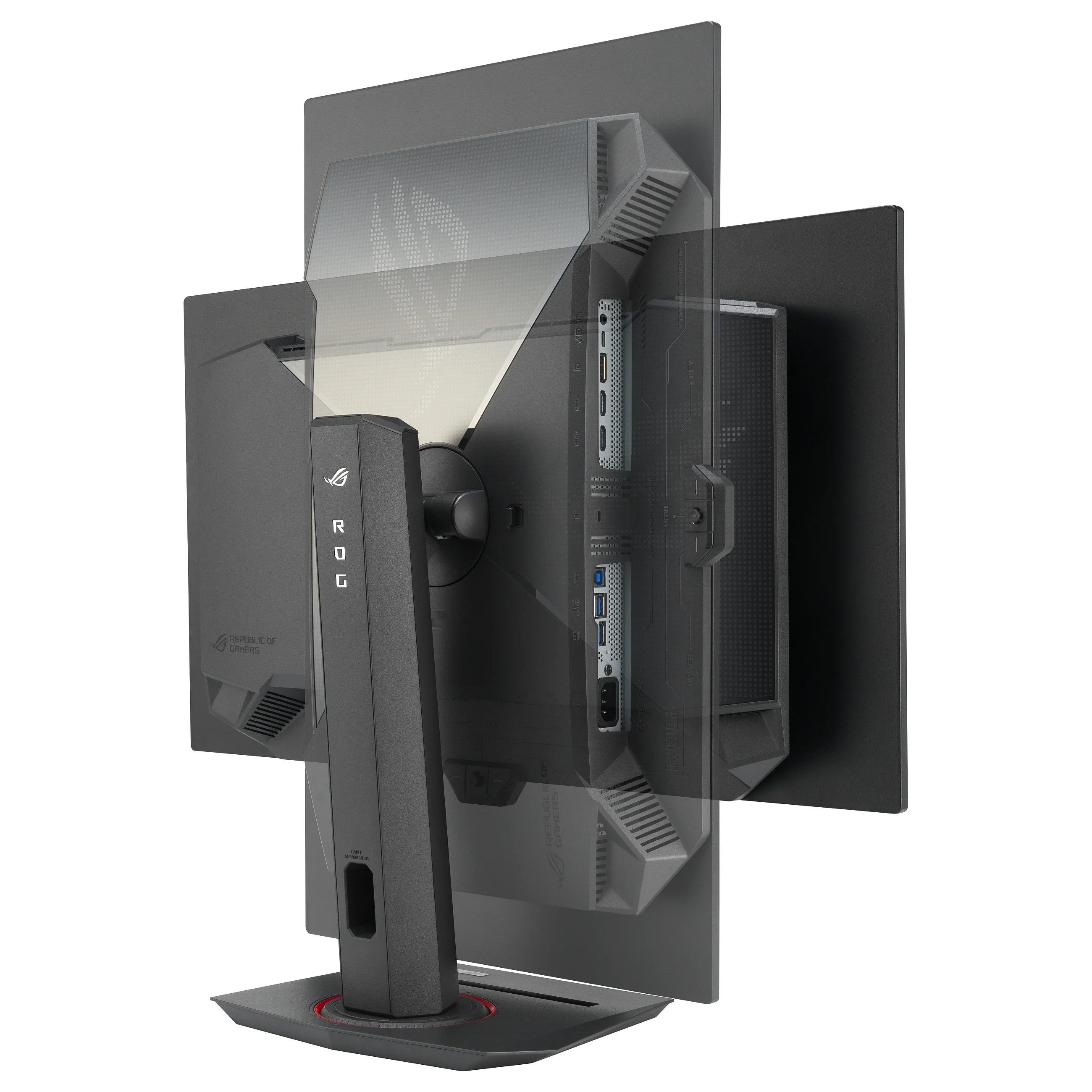 ASUS ROG Strix OLED XG27UCDMG Computerbildschirm 67 3 cm  26 5   3840 x 2160 Pixel 4K Ultra HD QD OLED Schwarz Monitore