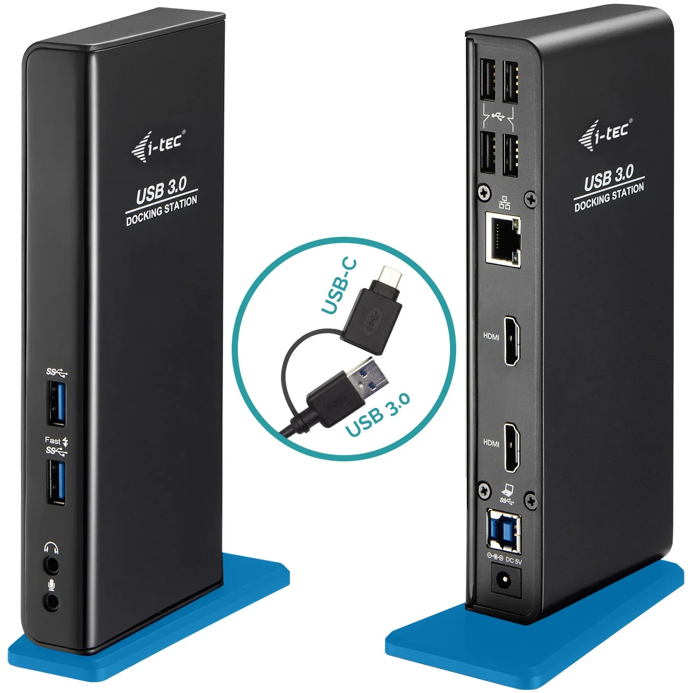 i tec USB 3 0 USB C Dual HDMI Docking Station PC-Zubehoer