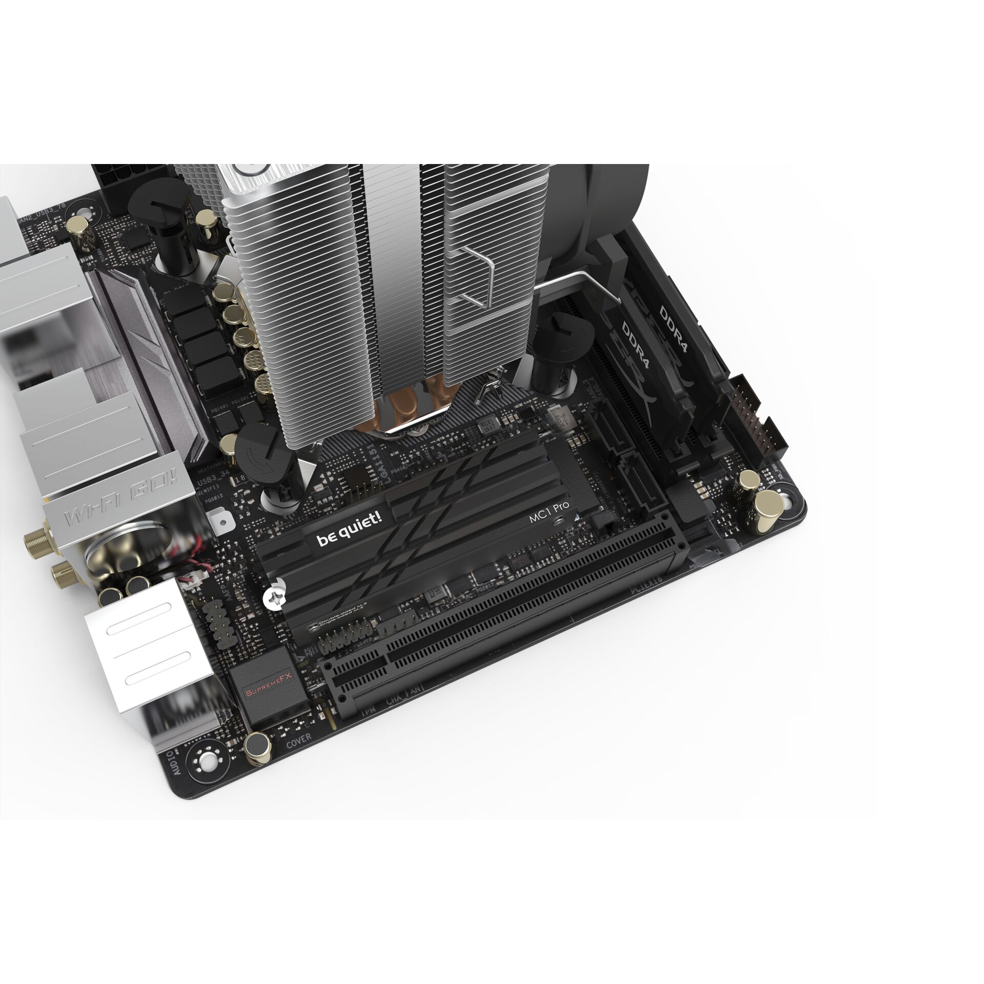be quiet  MC1 PRO Solid State Laufwerk Kuehlkoerper Radiator Schwarz 1 Stueck e  PC-Komponenten