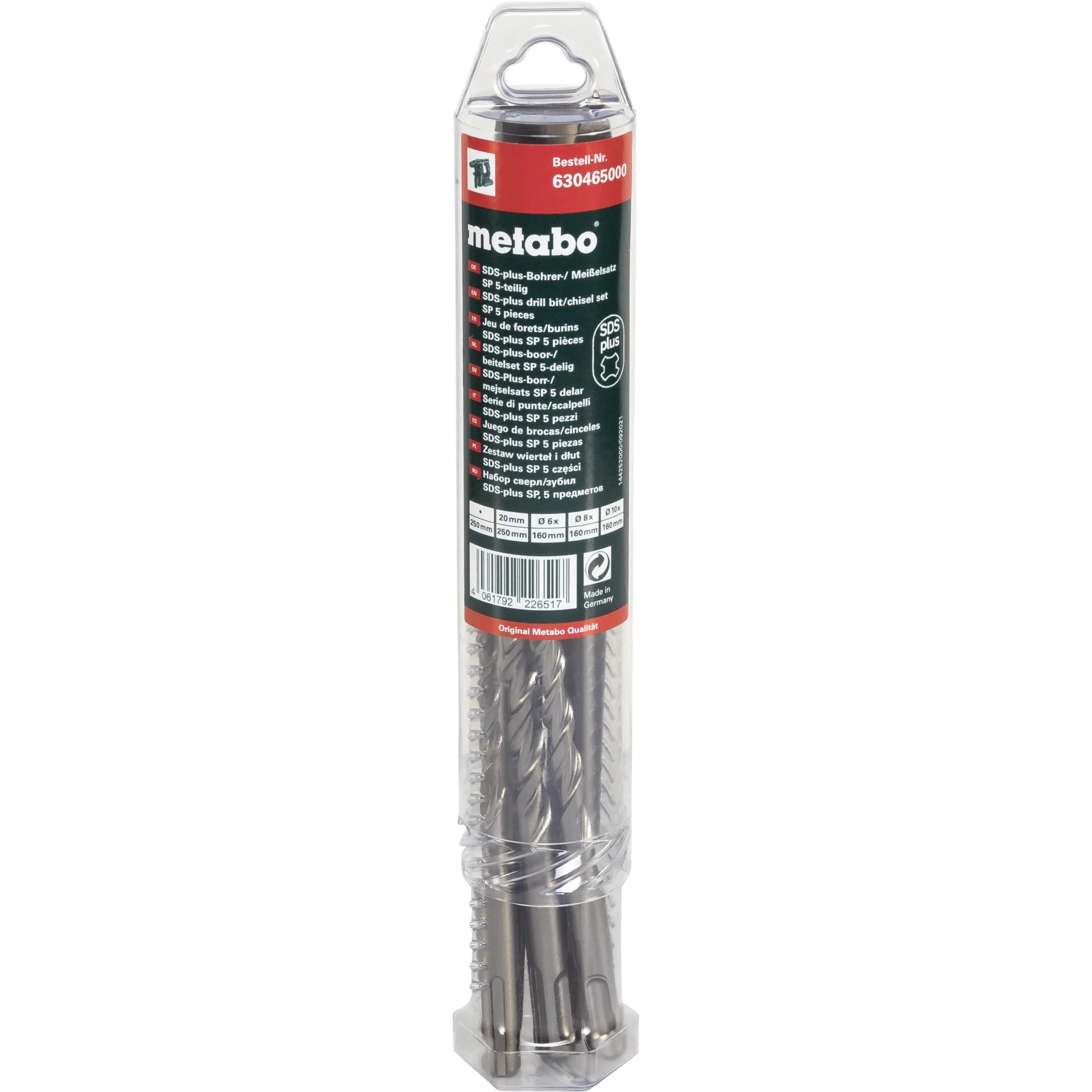 Metabo SDS plus Bohrer  Meissel  set SP 5 teilig Bohrer & Schrauber
